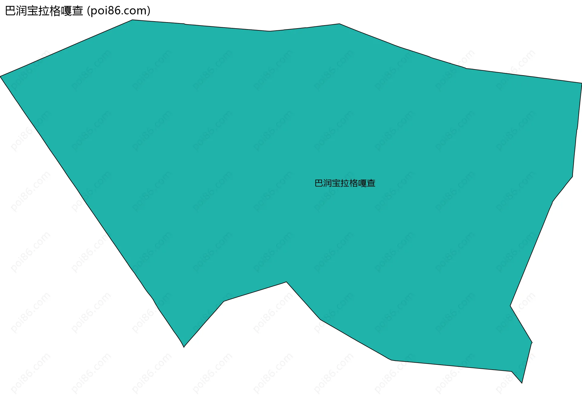 巴润宝拉格嘎查边界地图