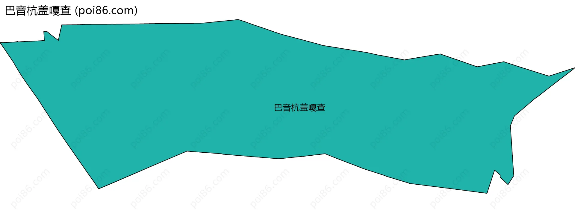 巴音杭盖嘎查边界地图