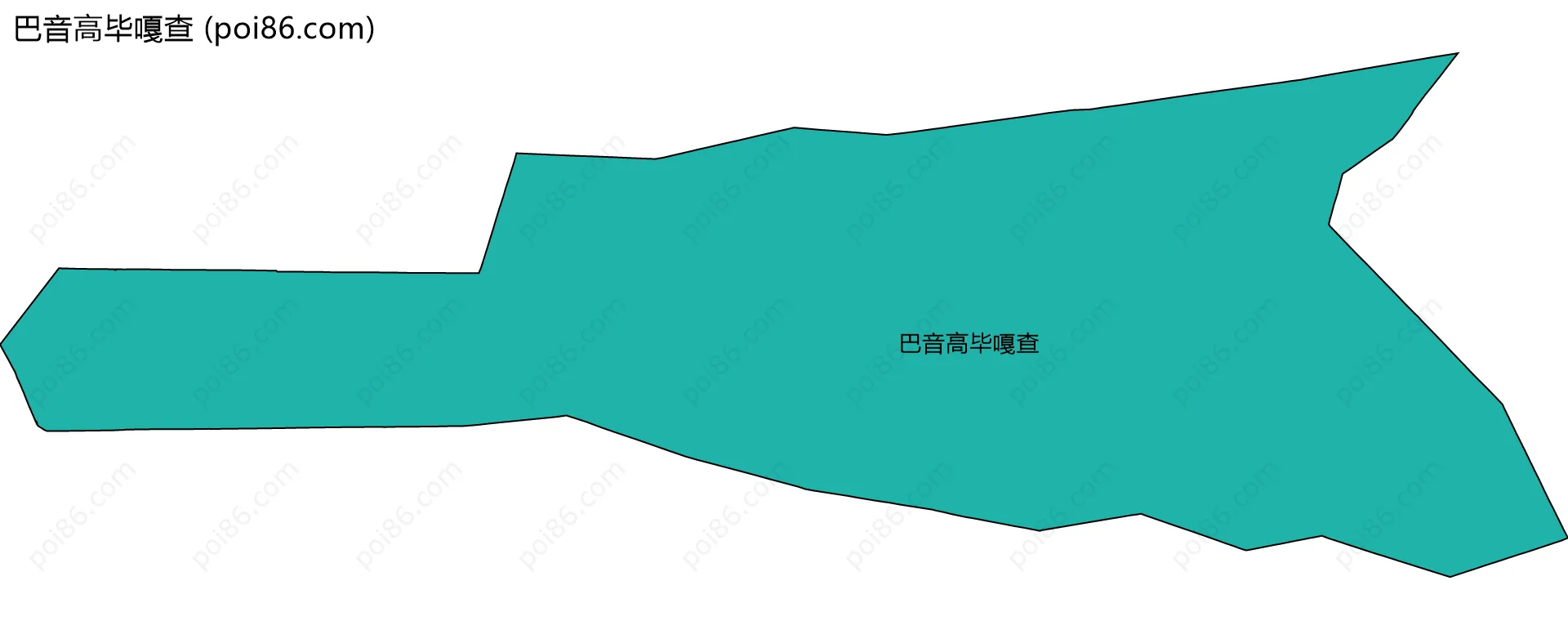 巴音高毕嘎查边界地图