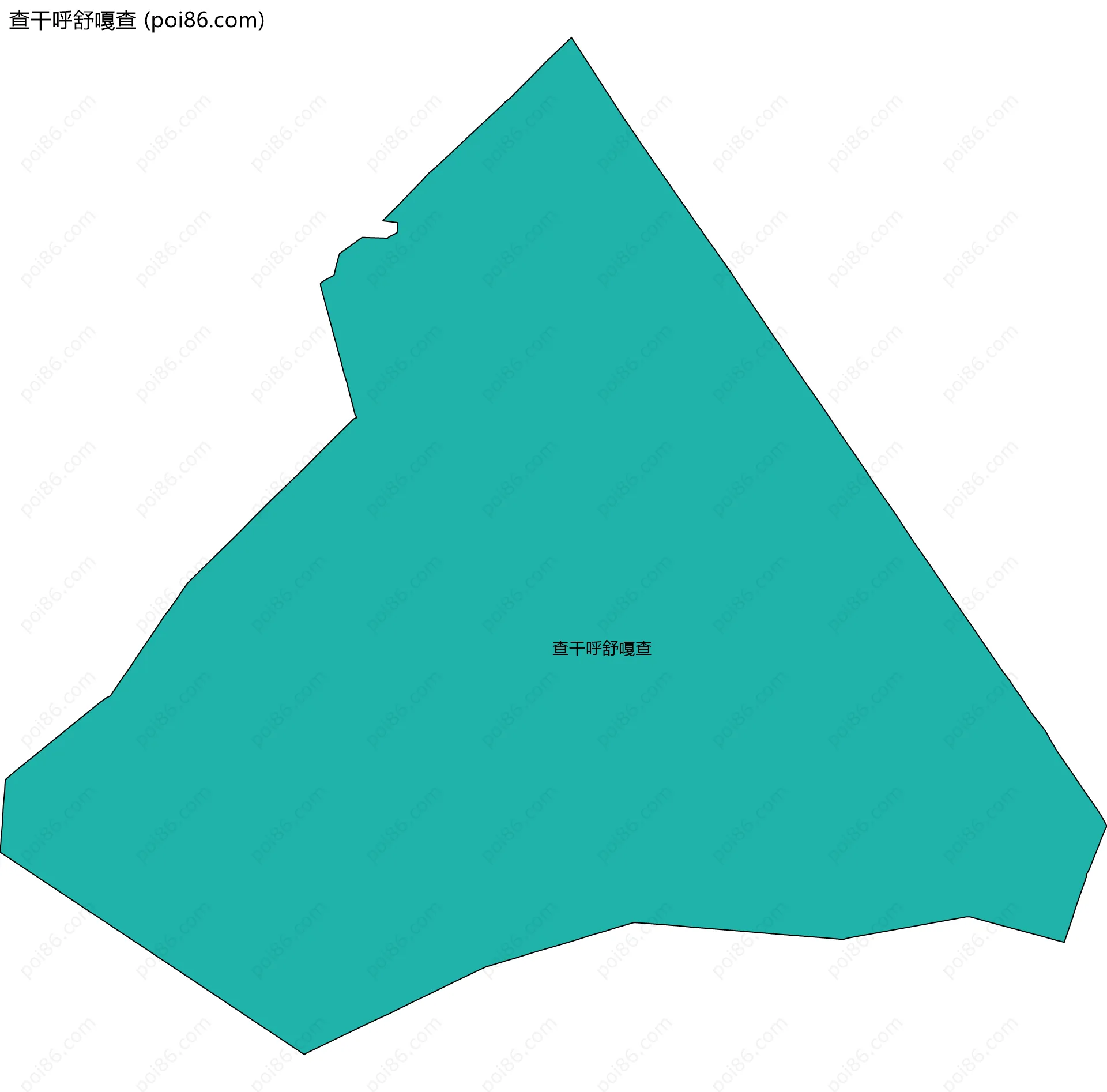 查干呼舒嘎查边界地图