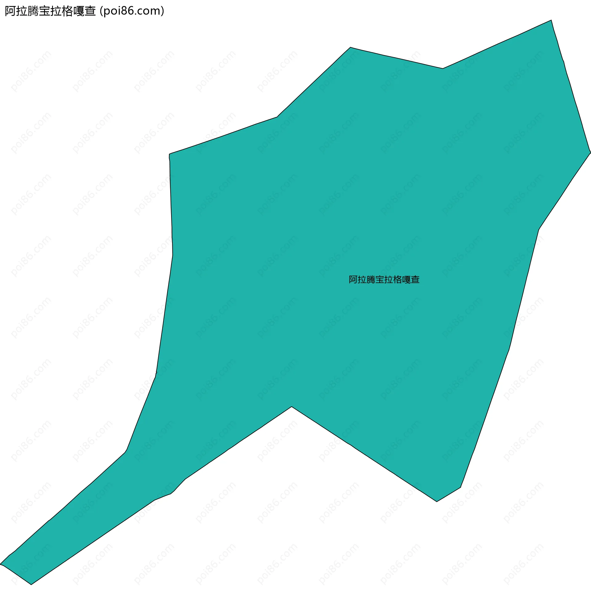 阿拉腾宝拉格嘎查边界地图