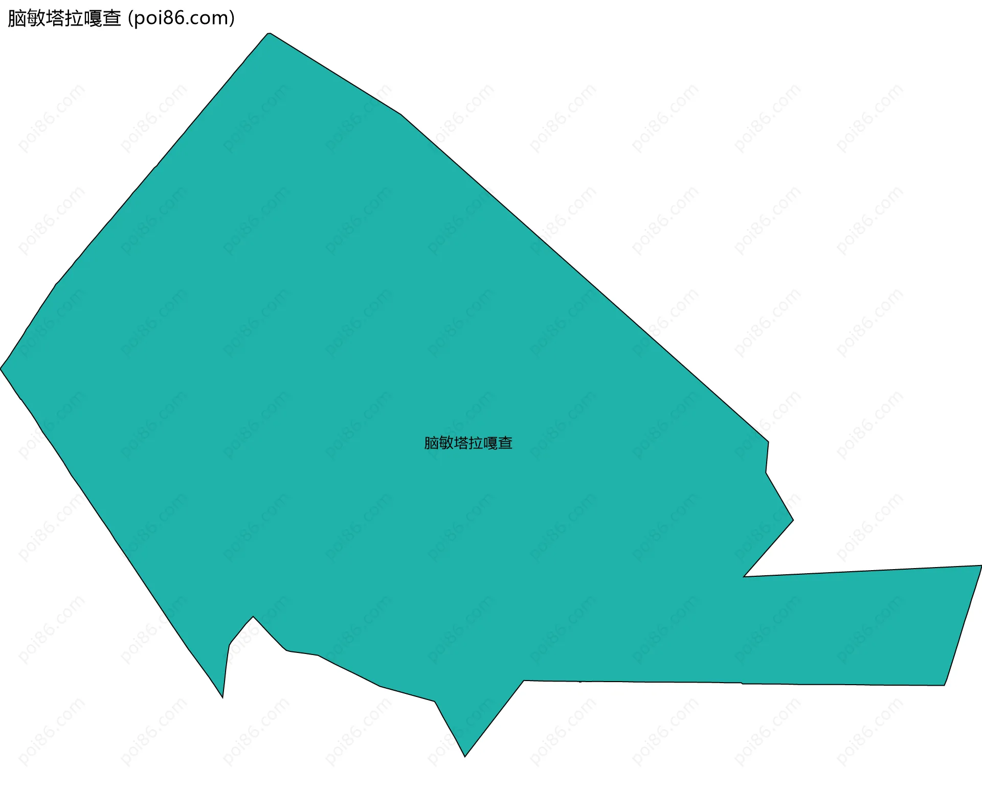 脑敏塔拉嘎查边界地图