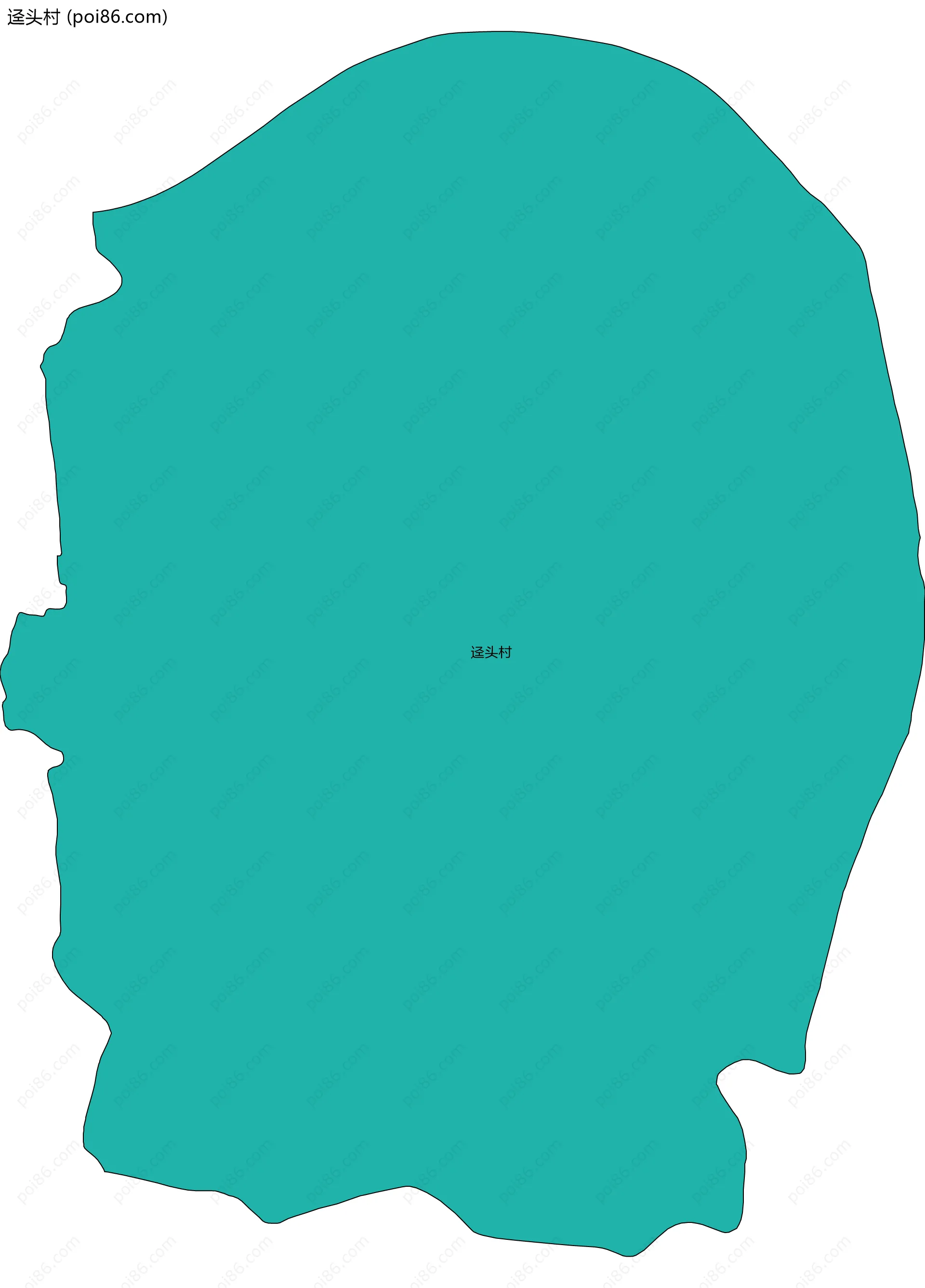 迳头村边界地图