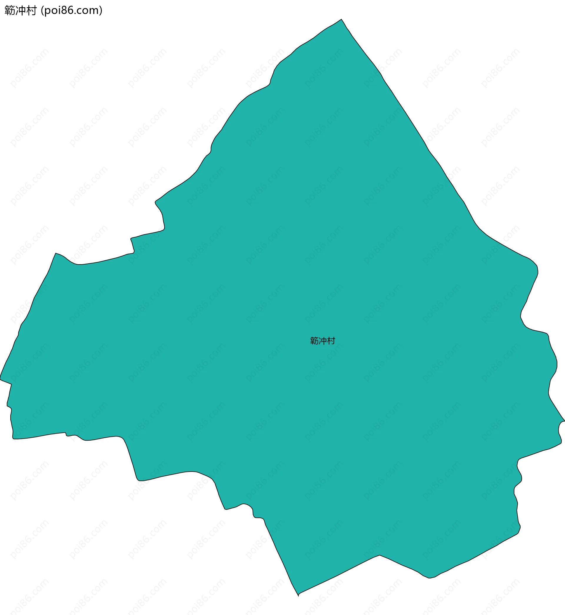 簕冲村边界地图