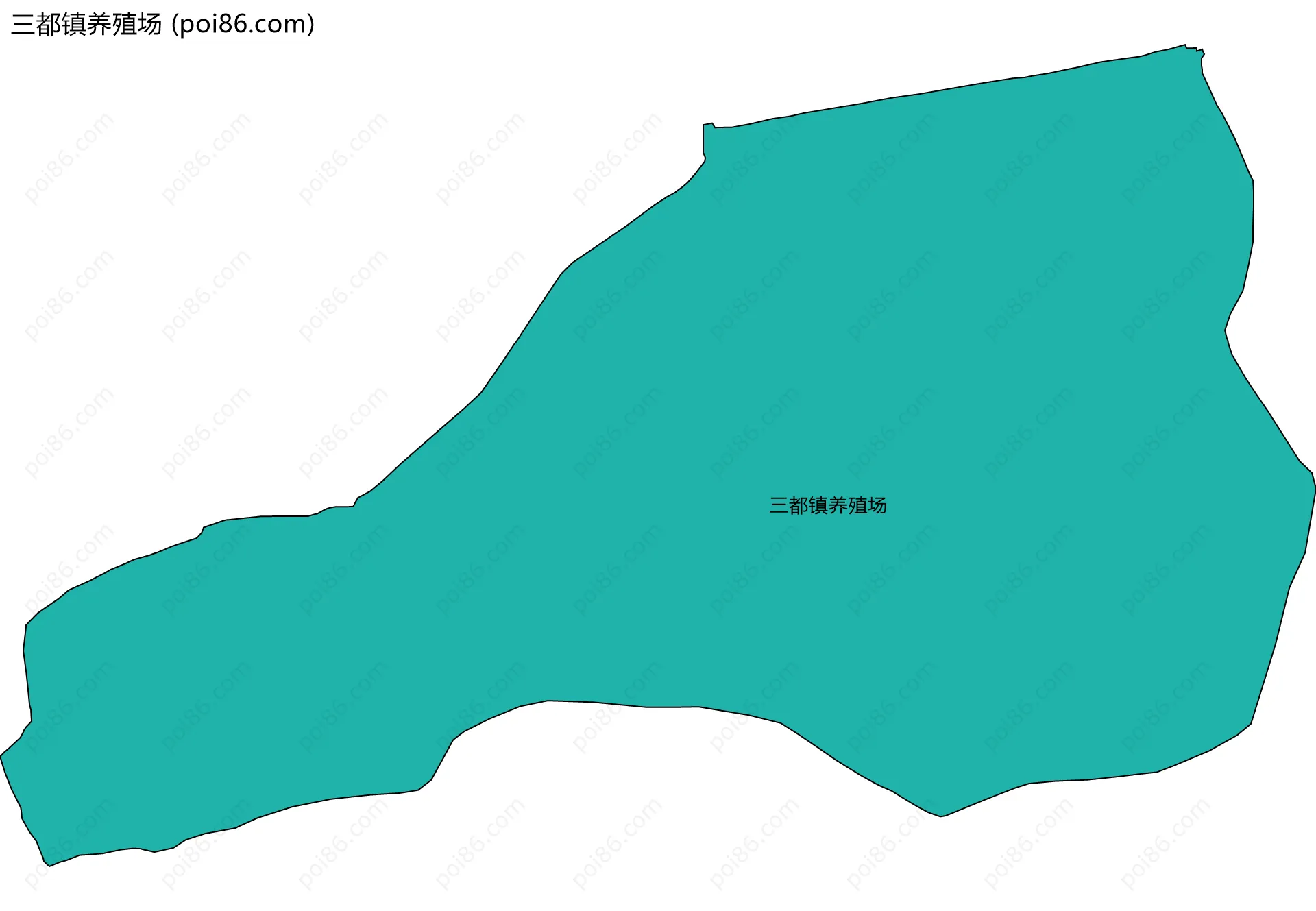 三都镇养殖场边界地图
