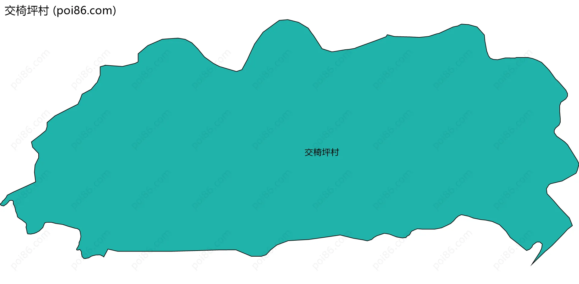 交椅坪村边界地图