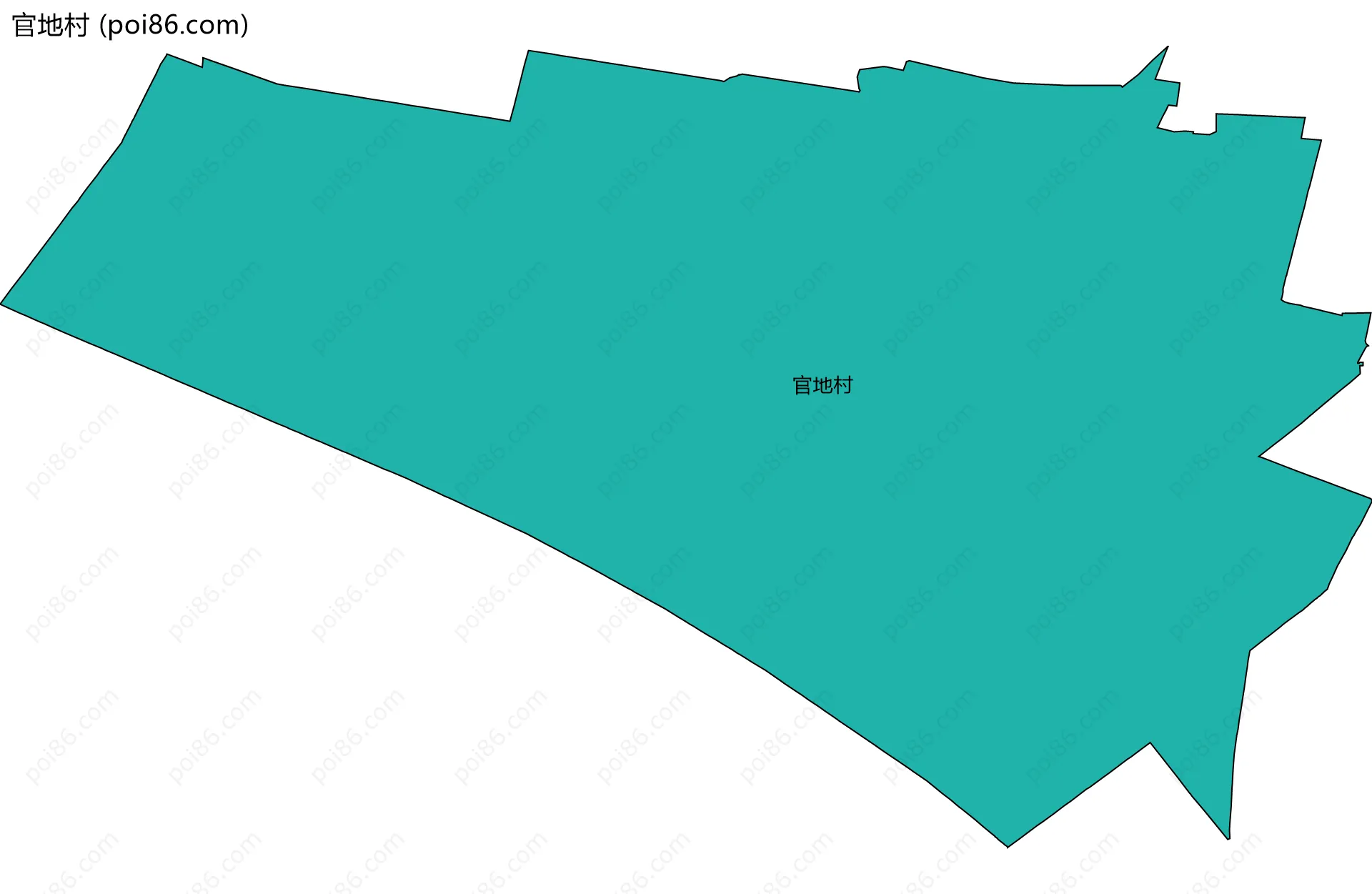 官地村边界地图
