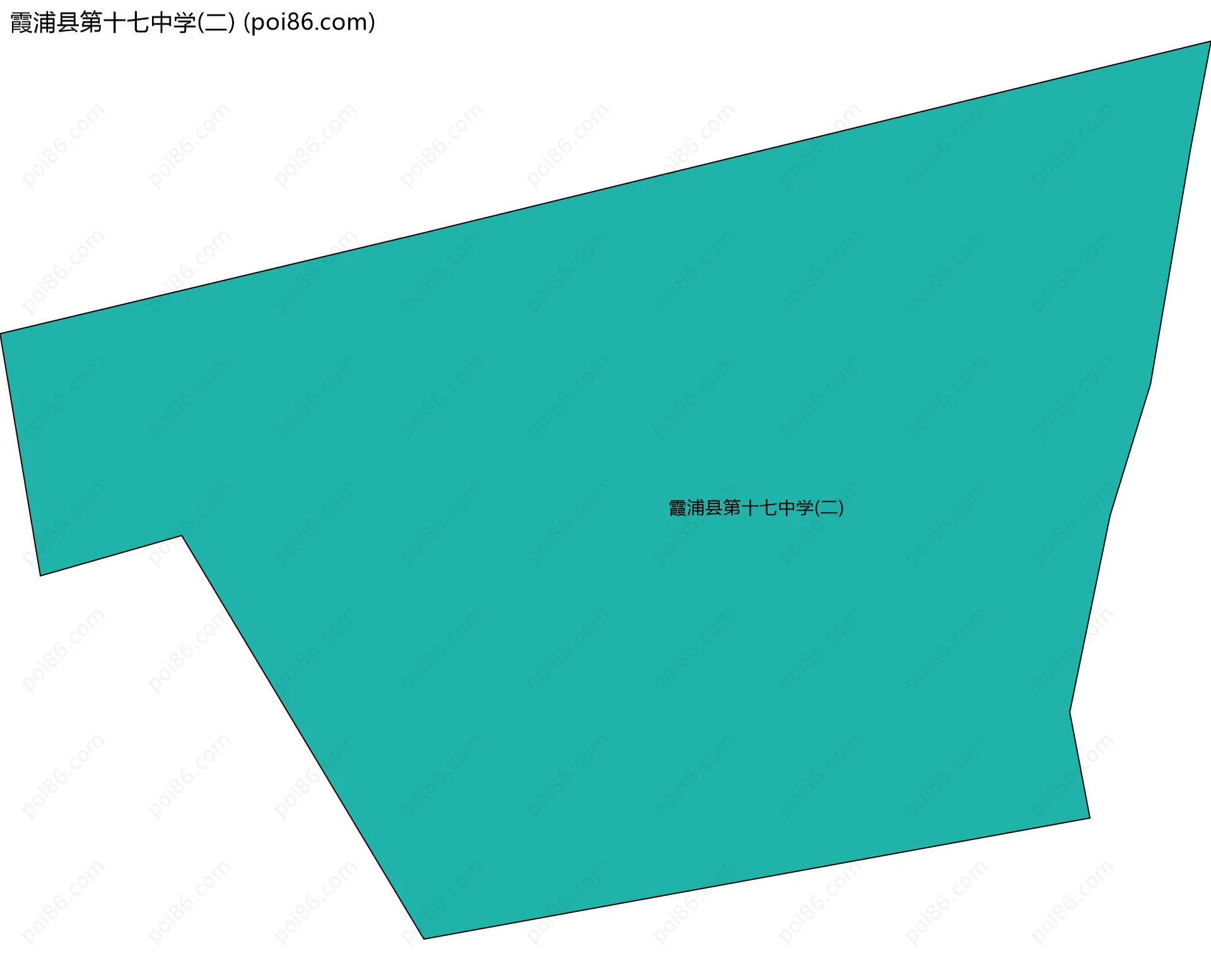 霞浦县第十七中学(二)边界地图