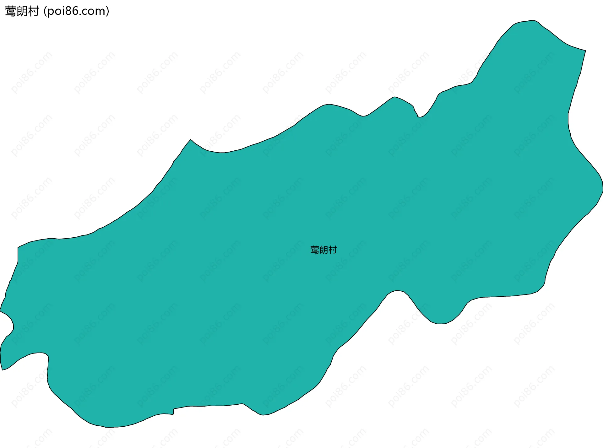 莺朗村边界地图