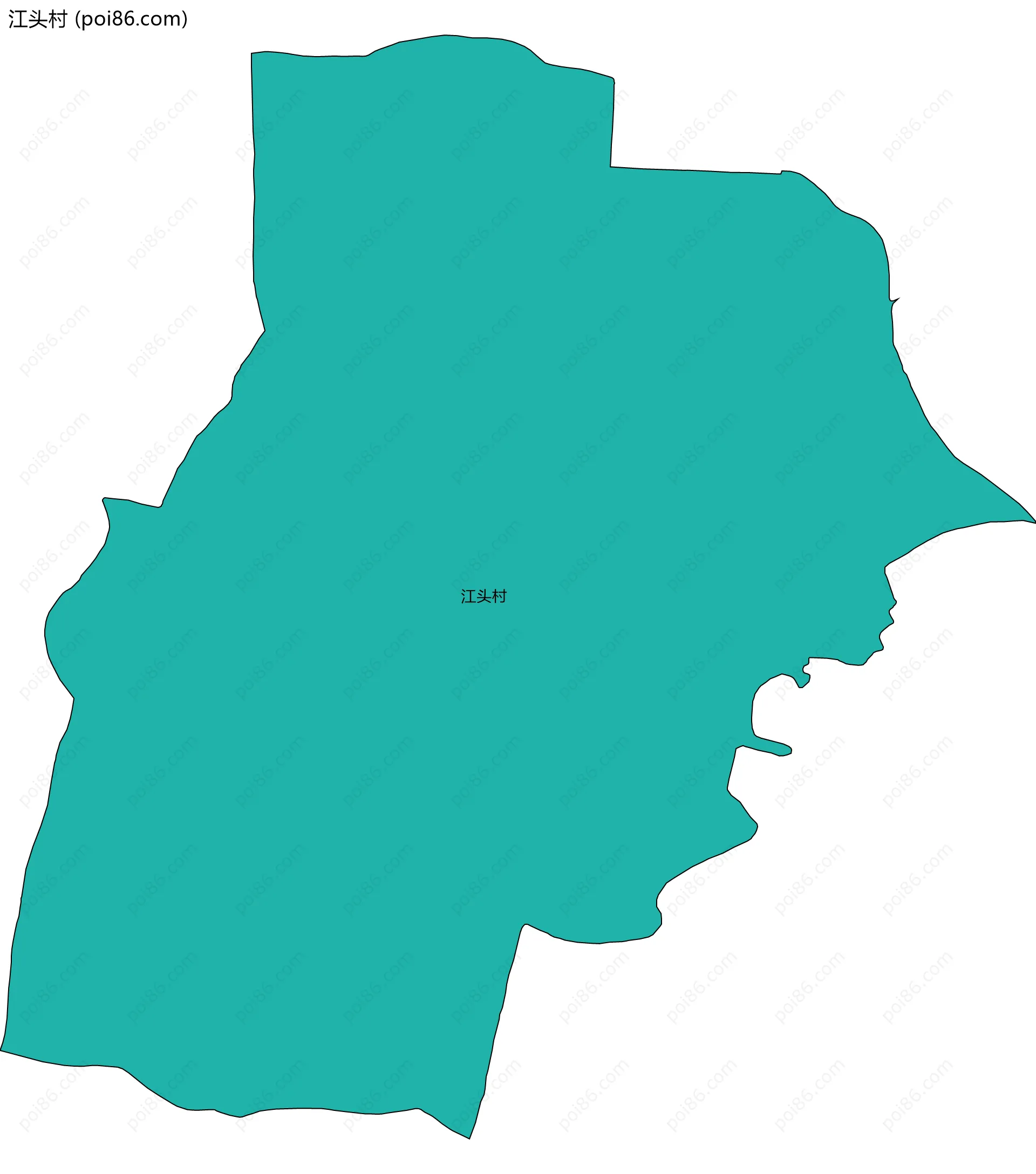 江头村边界地图