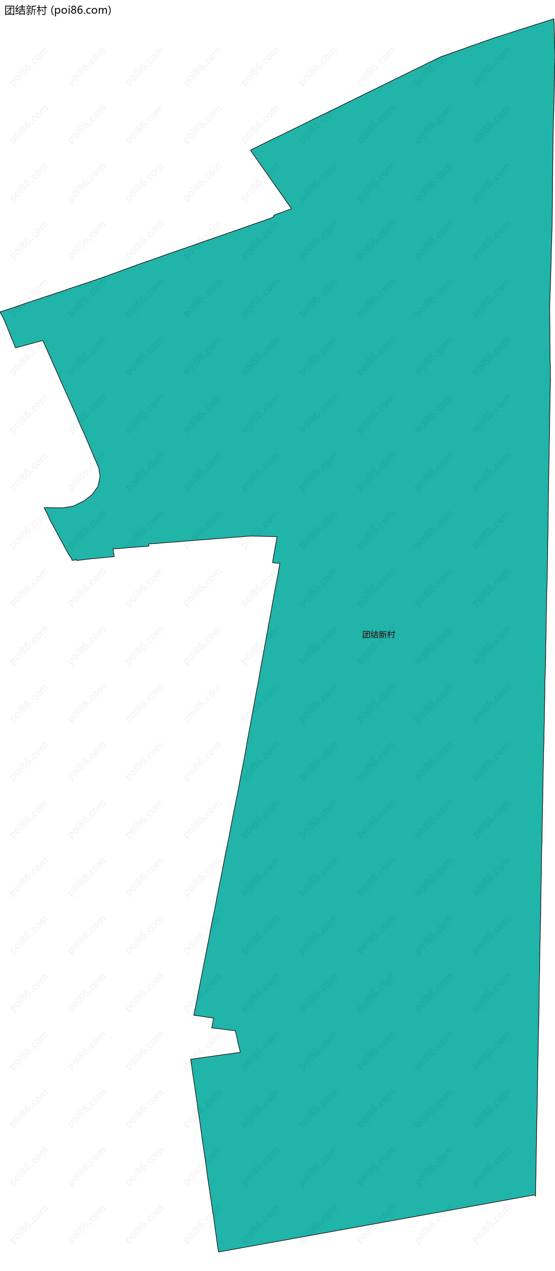 团结新村边界地图