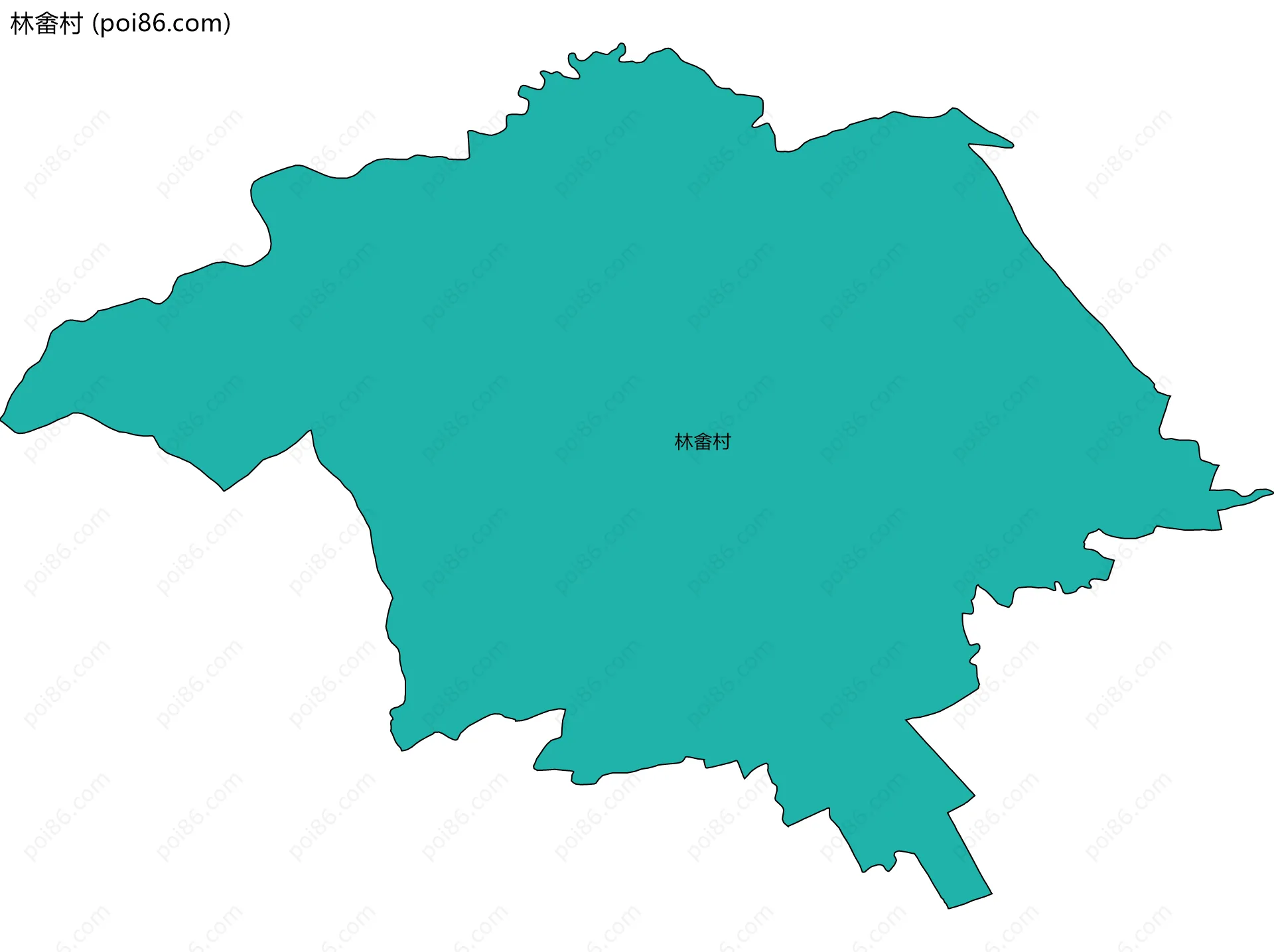 林畬村边界地图