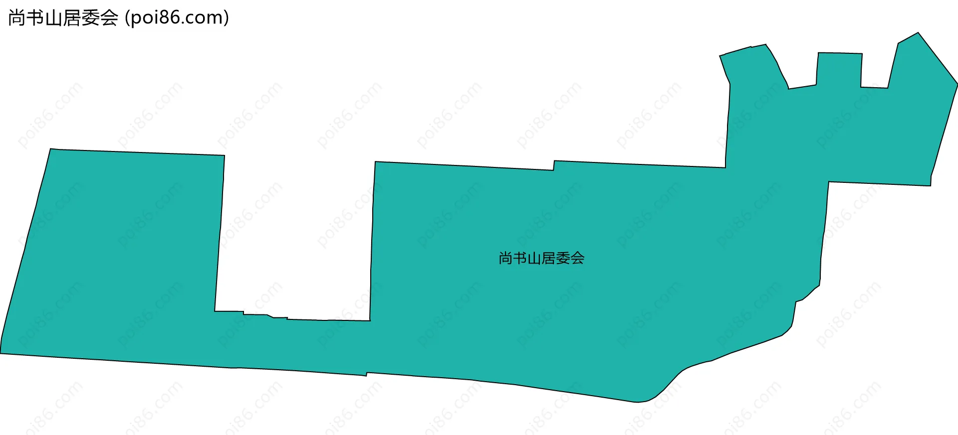 尚书山居委会边界地图