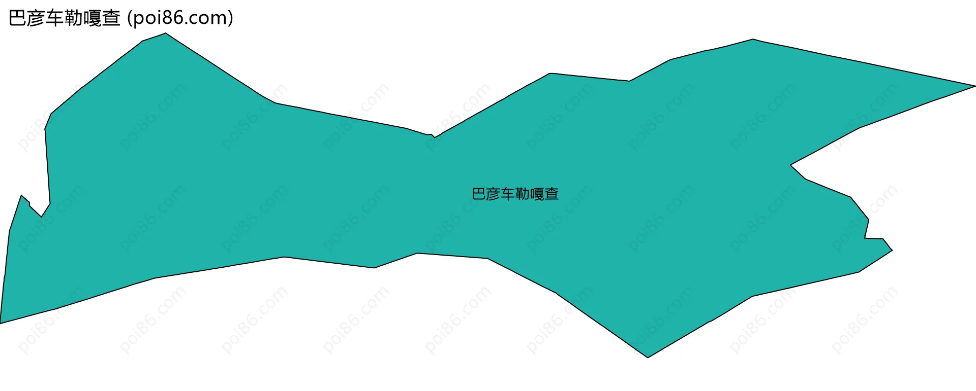巴彦车勒嘎查边界地图