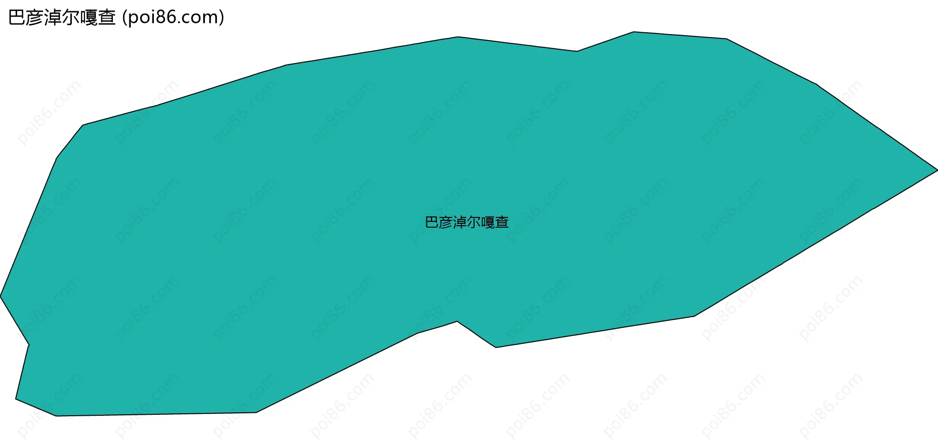 巴彦淖尔嘎查边界地图