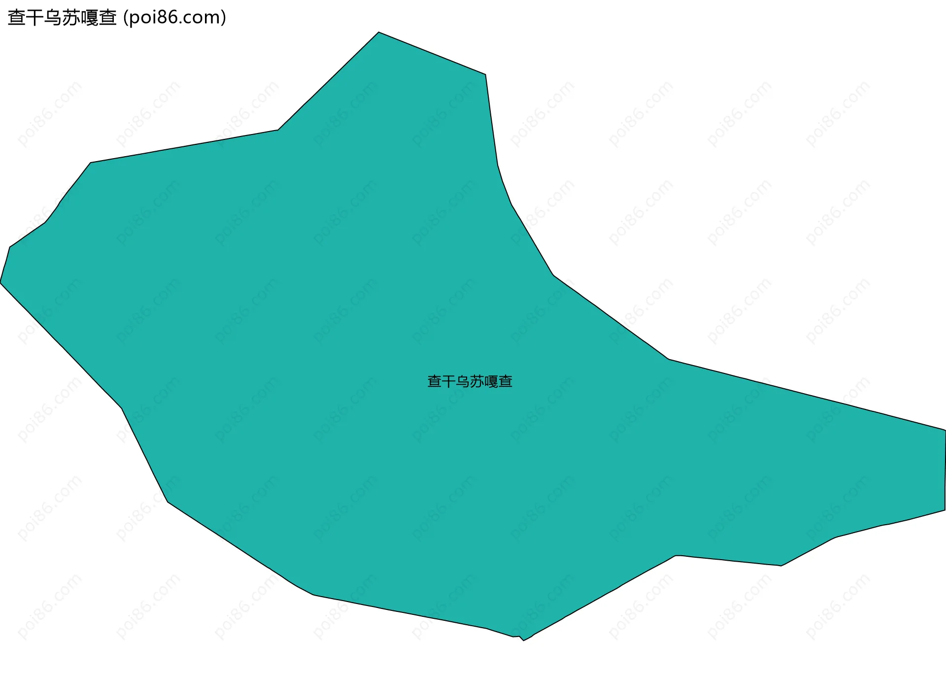 查干乌苏嘎查边界地图