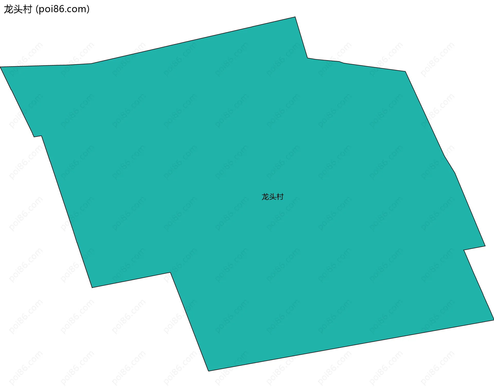 龙头村边界地图