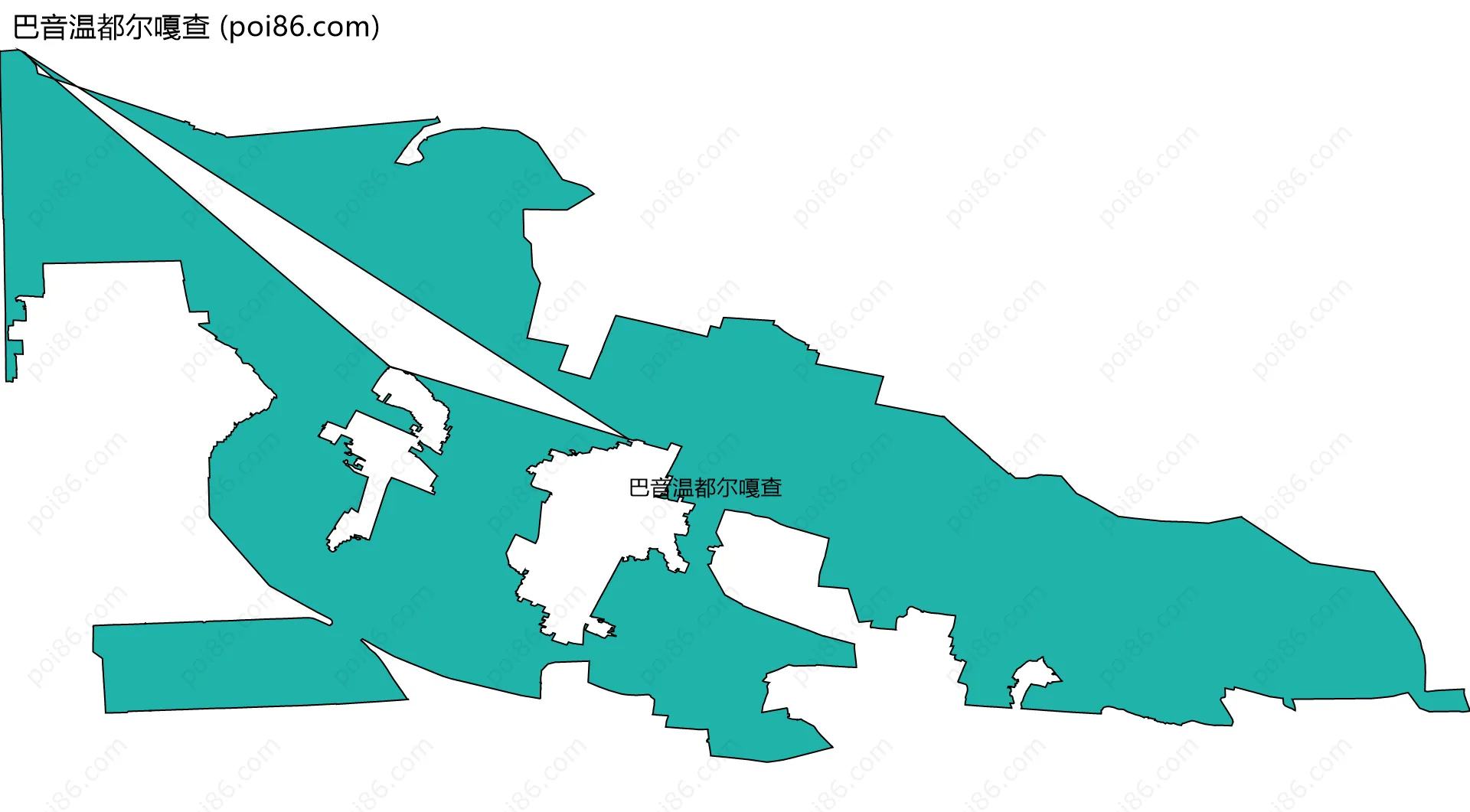 巴音温都尔嘎查边界地图