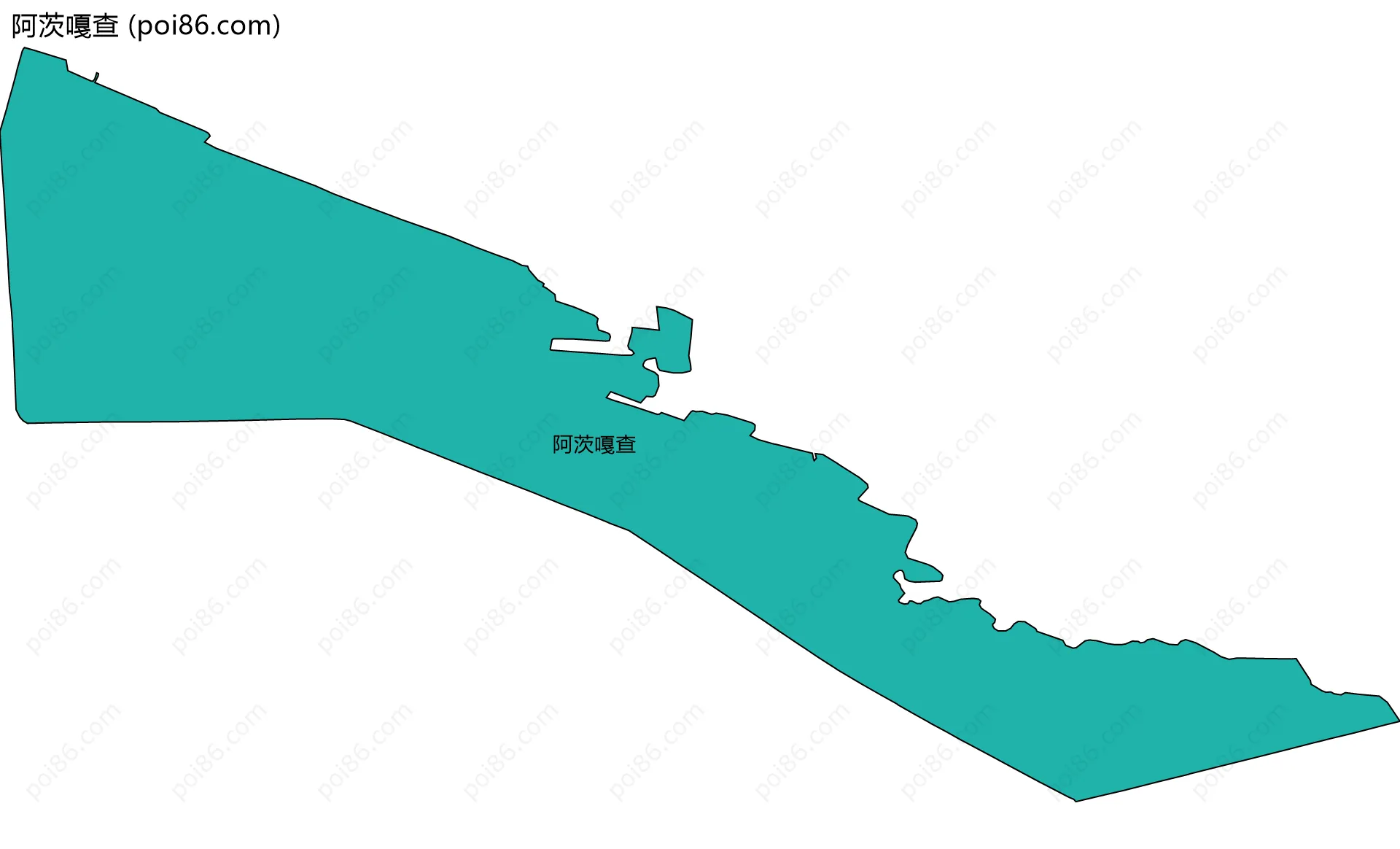 阿茨嘎查边界地图