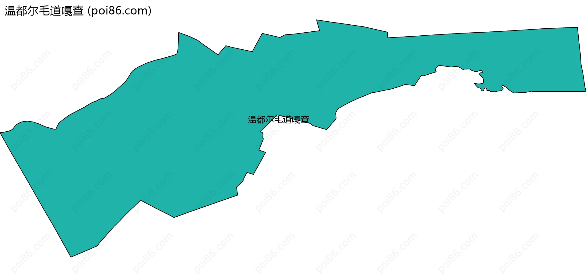 温都尔毛道嘎查边界地图