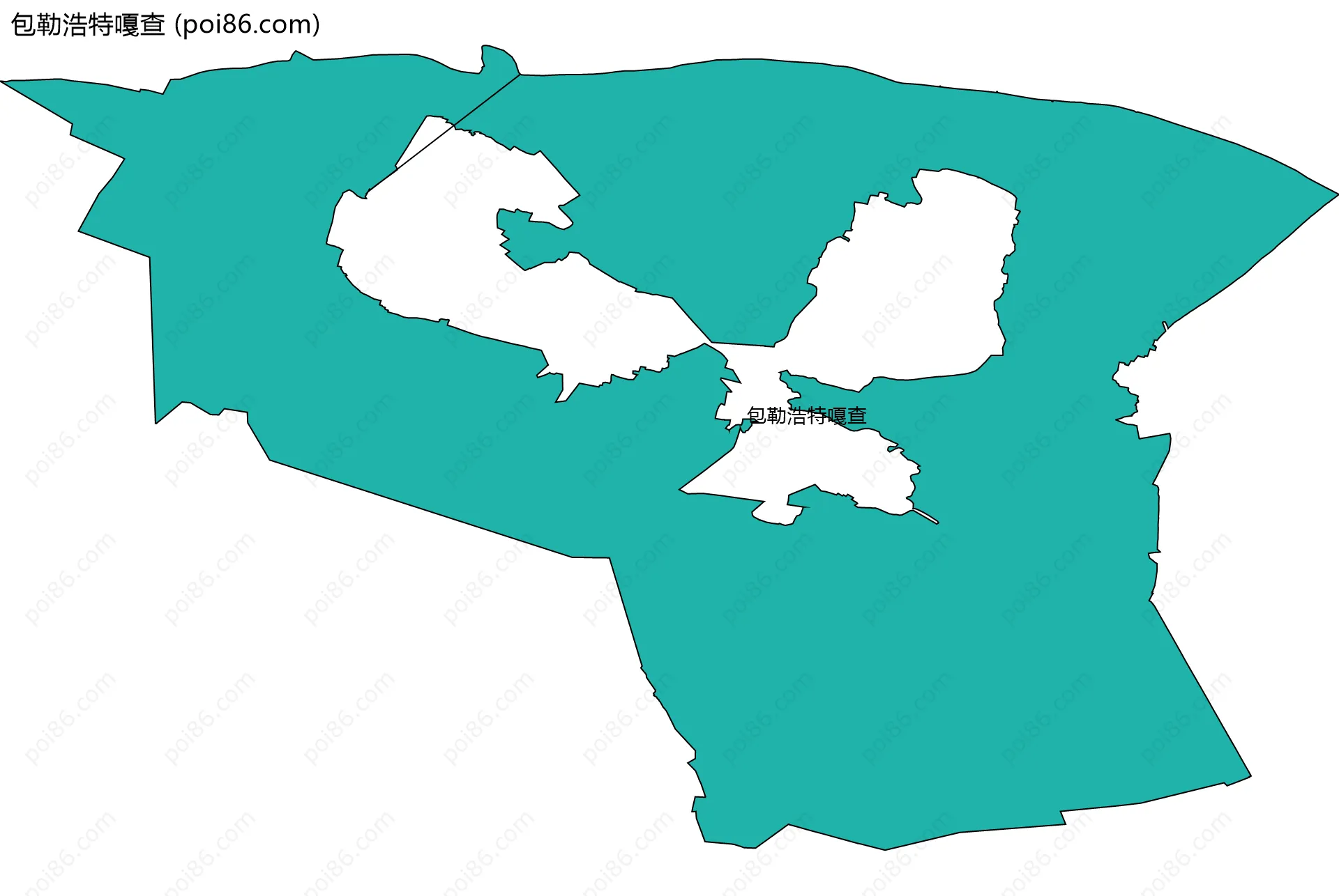 包勒浩特嘎查边界地图