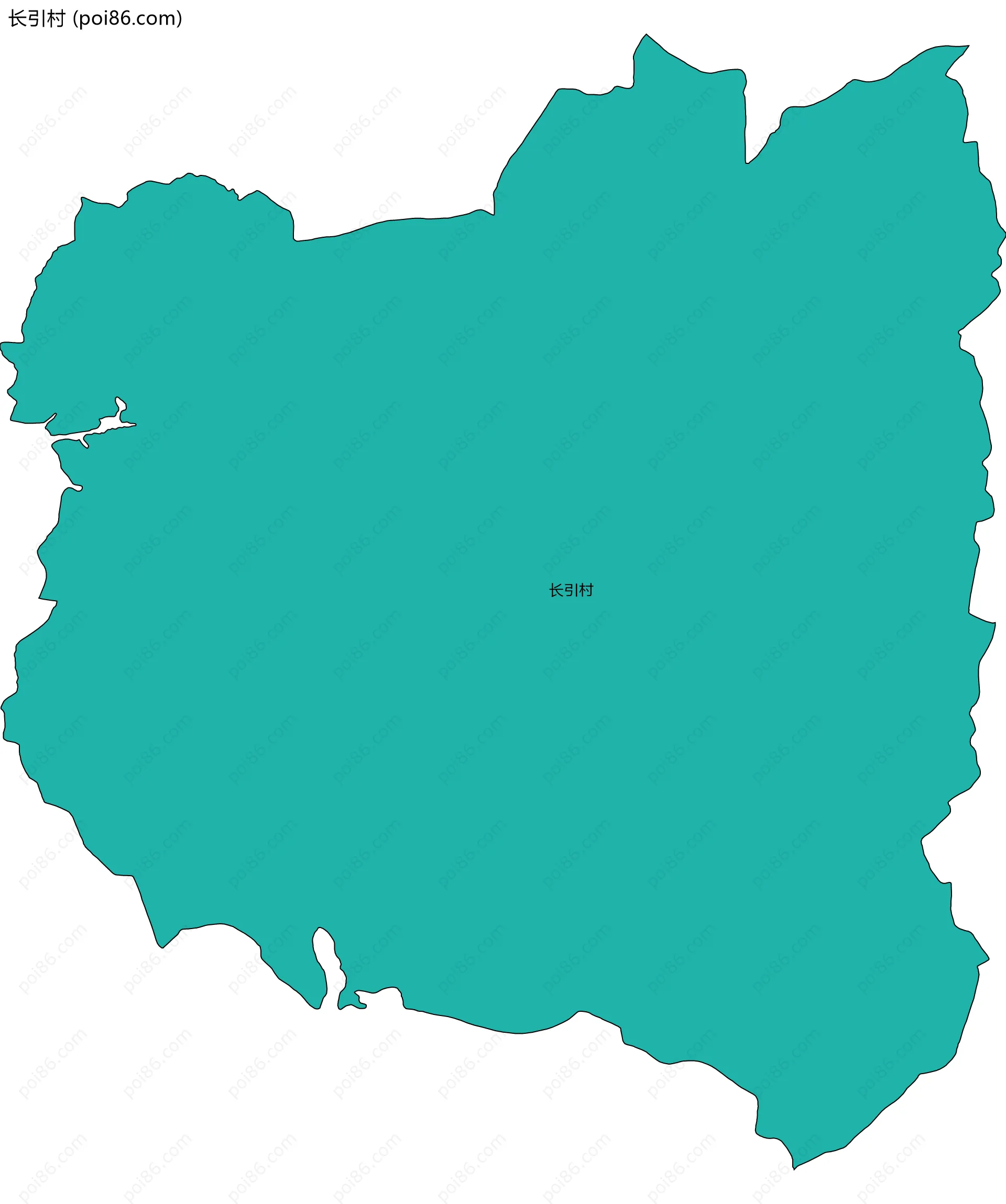 长引村边界地图