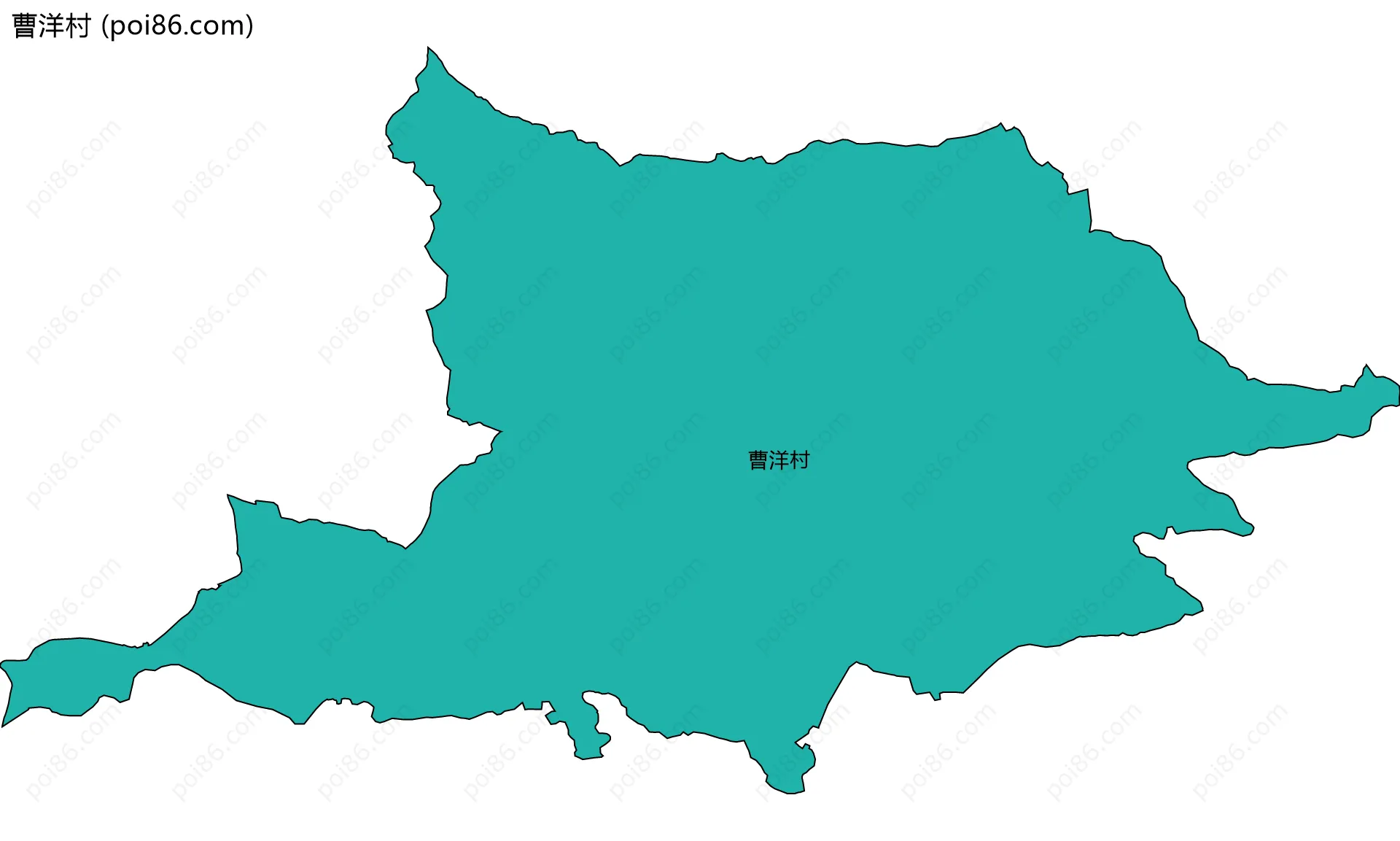 曹洋村边界地图