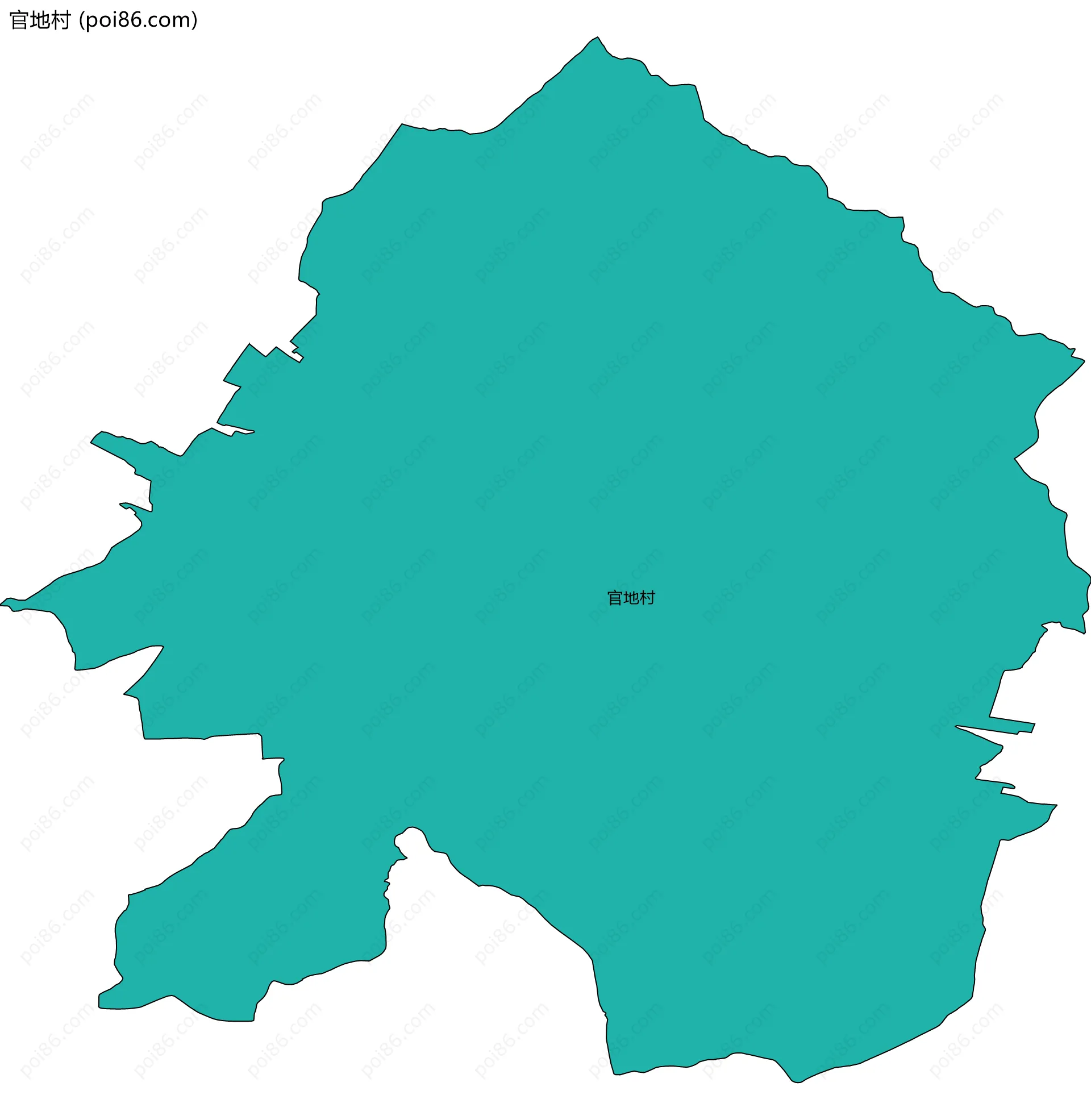 官地村边界地图