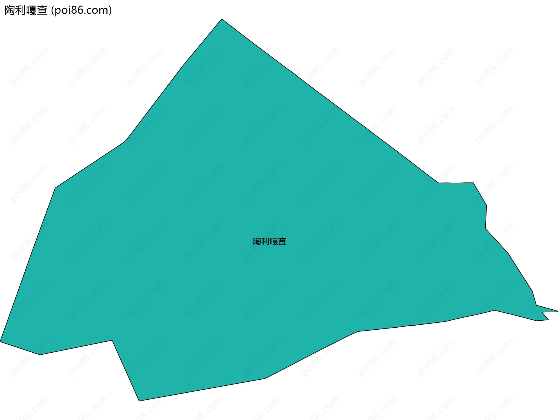 陶利嘎查边界地图