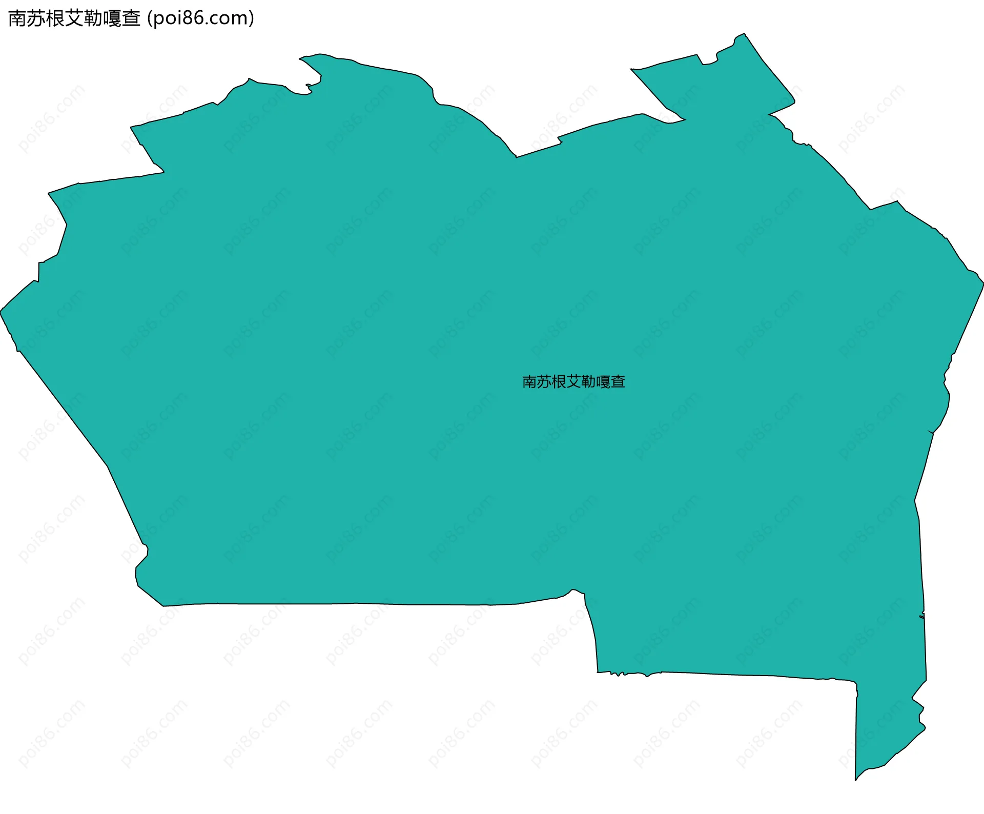 南苏根艾勒嘎查边界地图