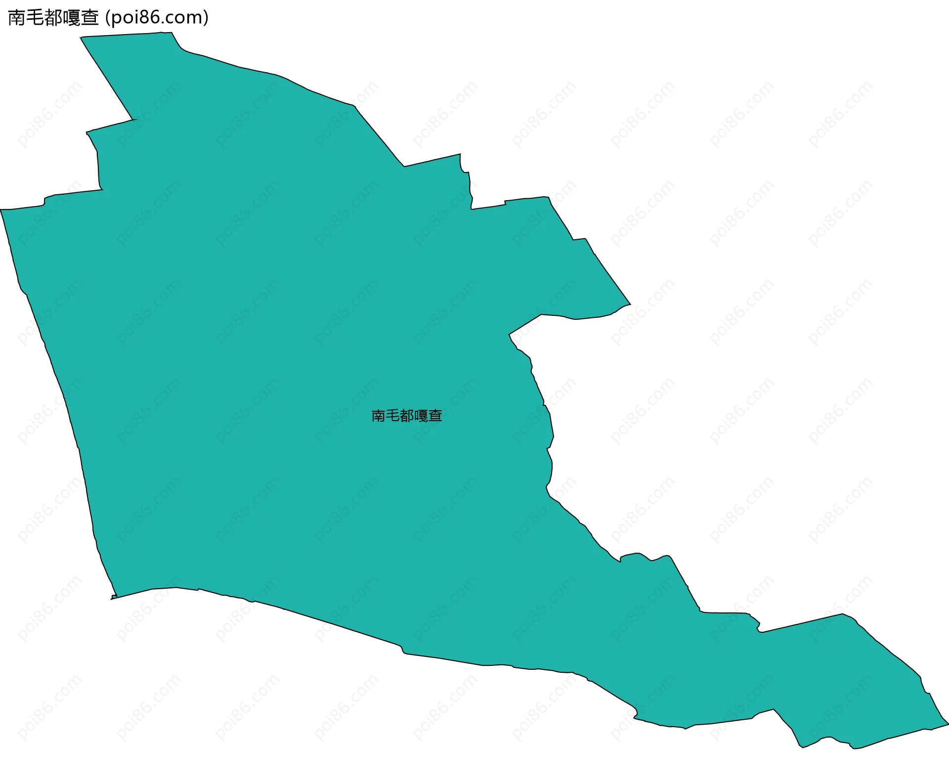 南毛都嘎查边界地图