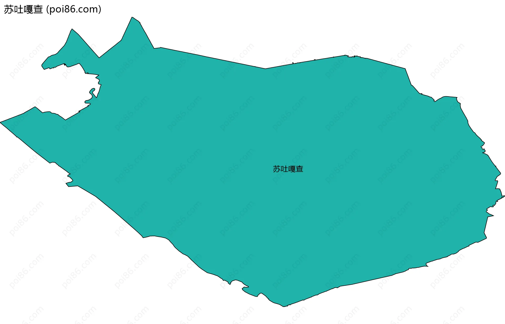 苏吐嘎查边界地图
