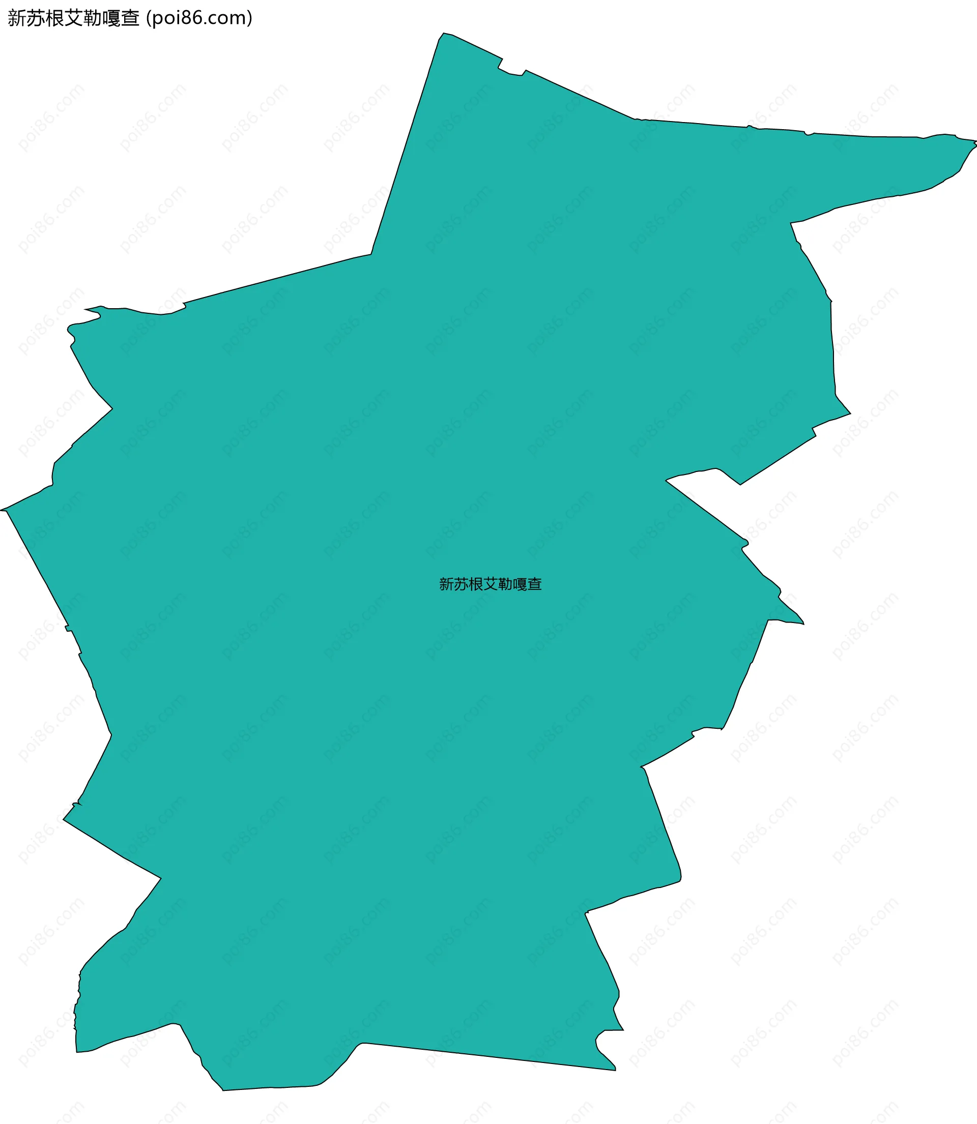新苏根艾勒嘎查边界地图