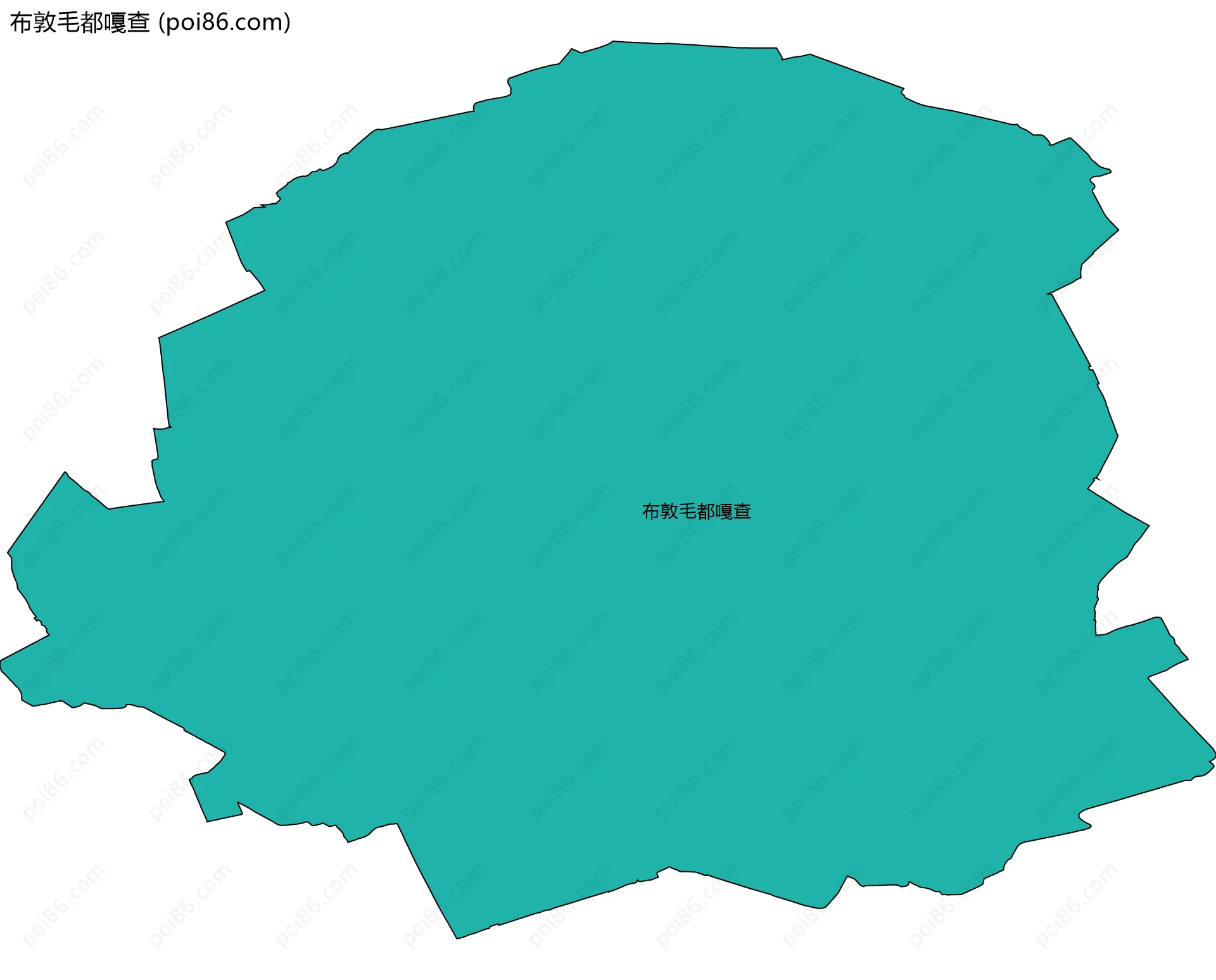 布敦毛都嘎查边界地图