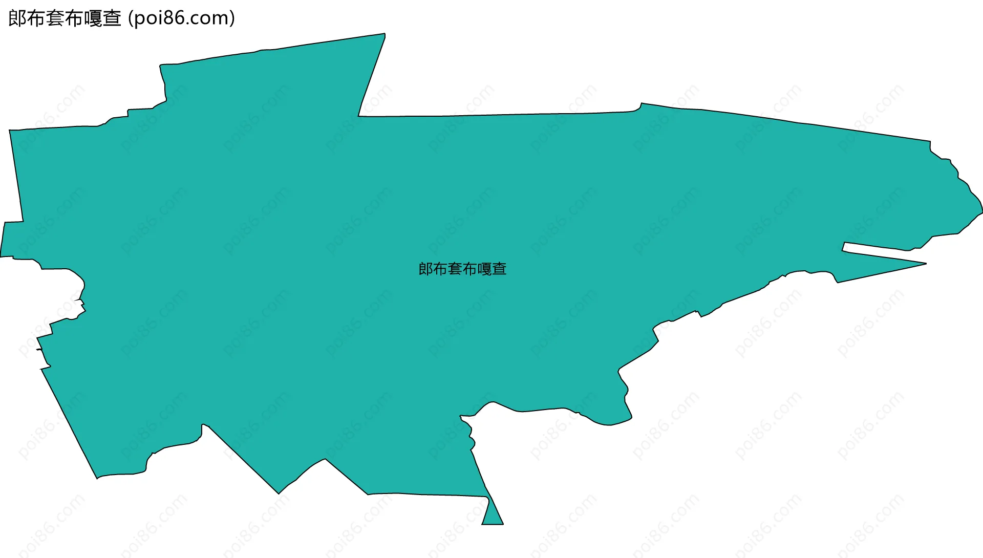 郎布套布嘎查边界地图