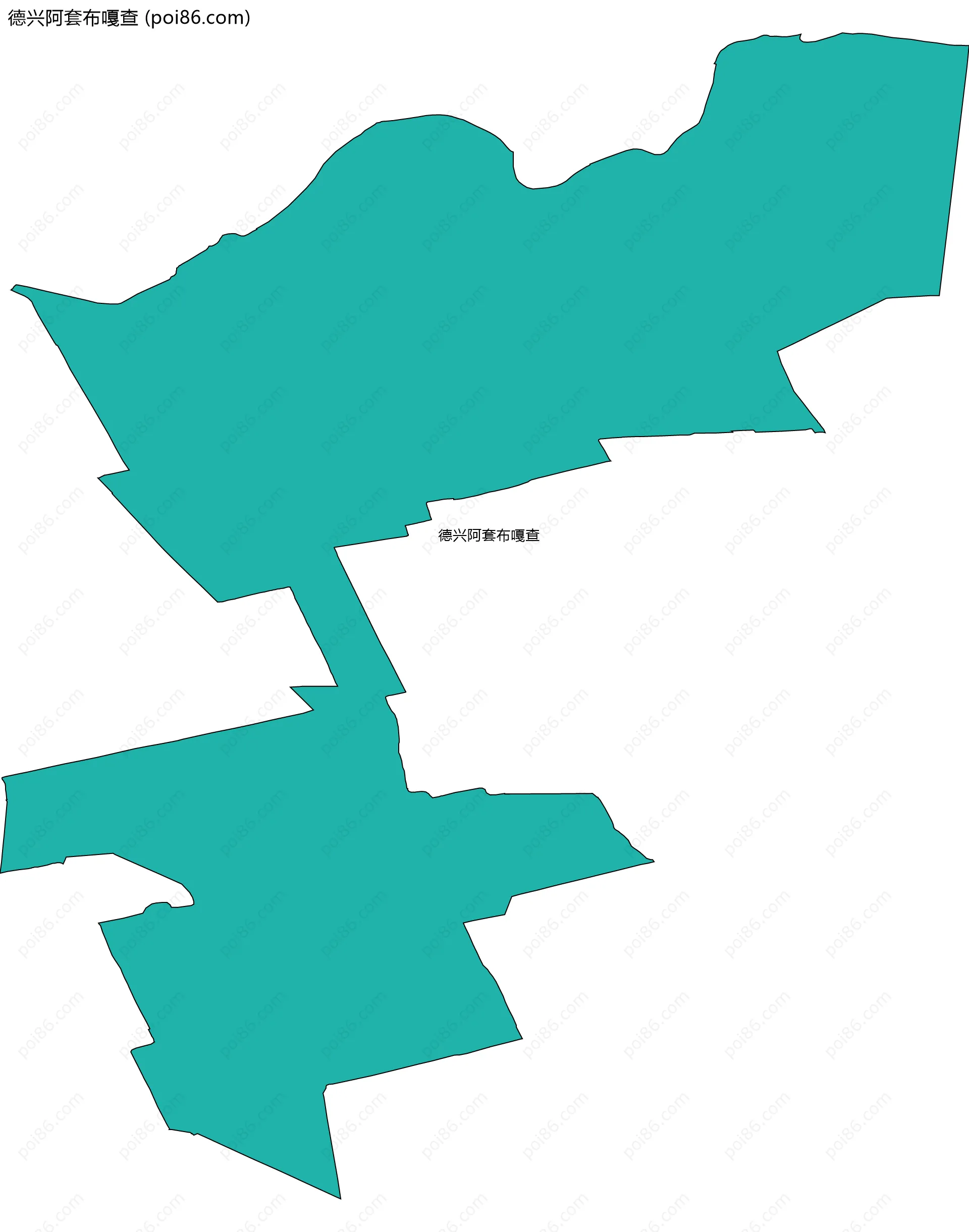 德兴阿套布嘎查边界地图