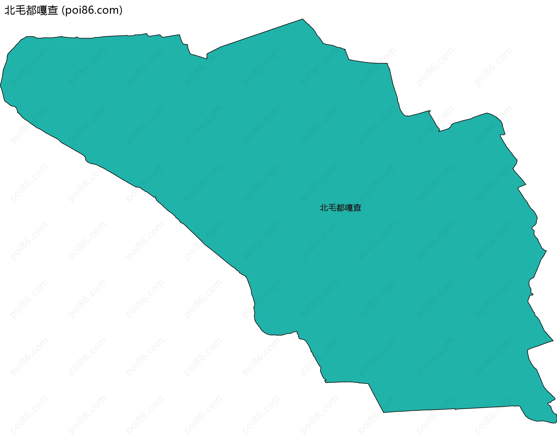 北毛都嘎查边界地图