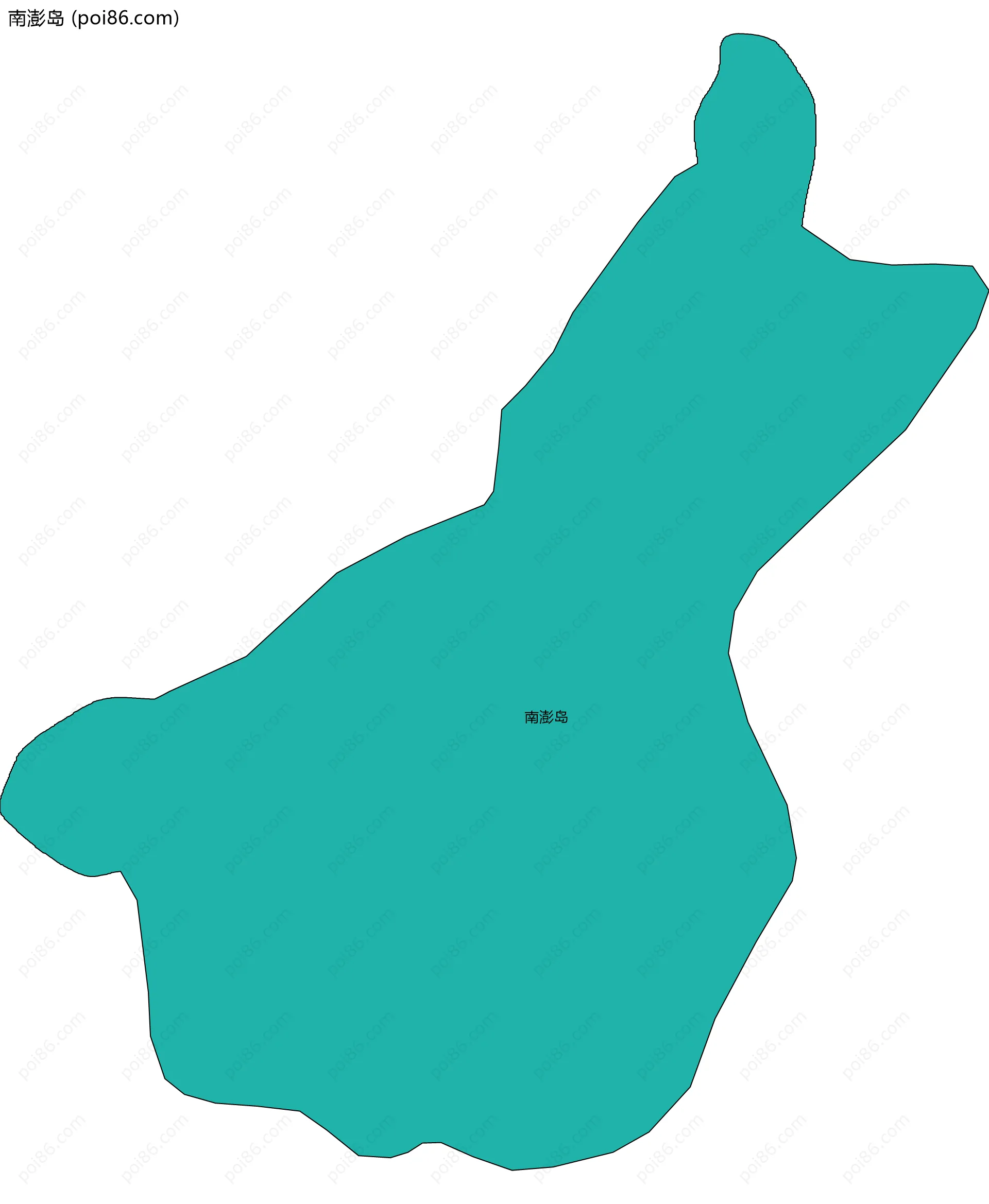 南澎岛边界地图