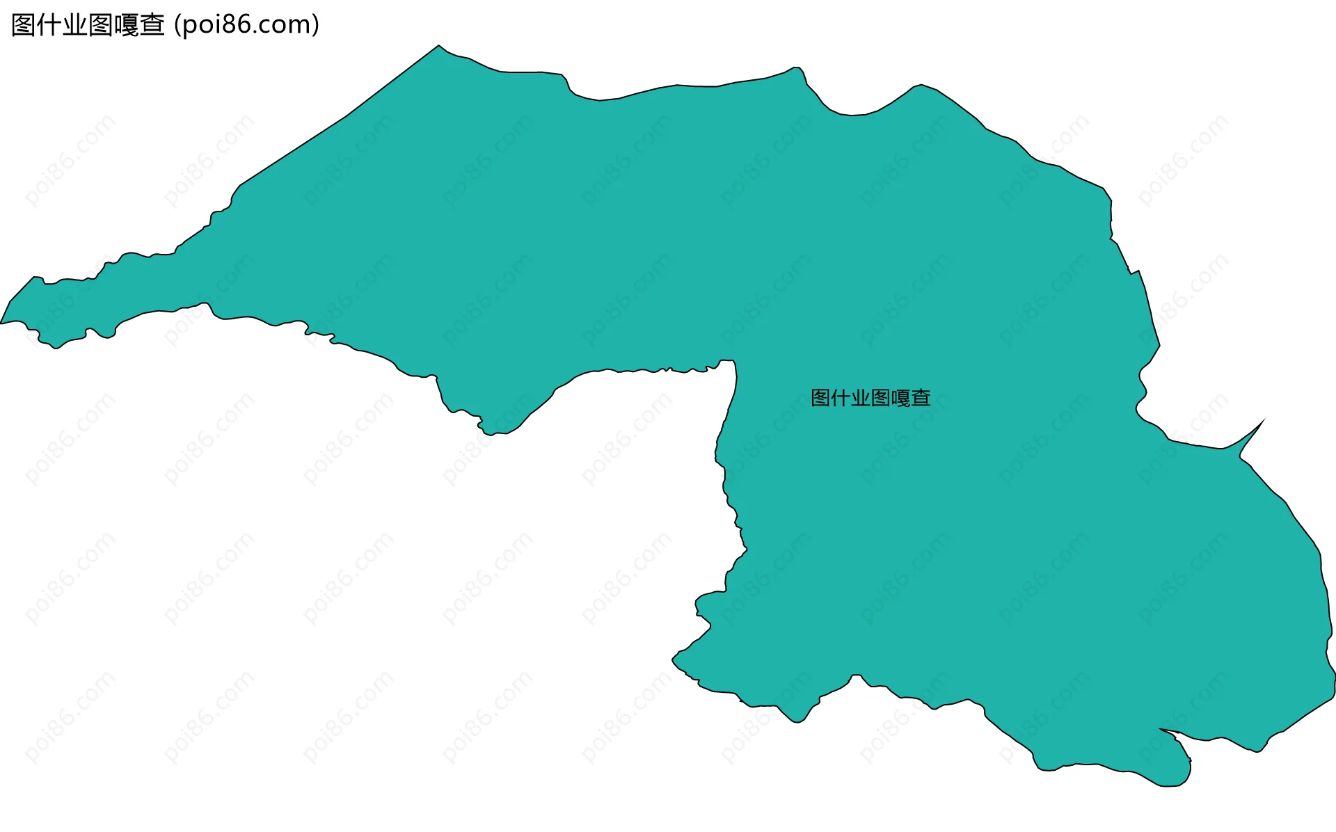 图什业图嘎查边界地图