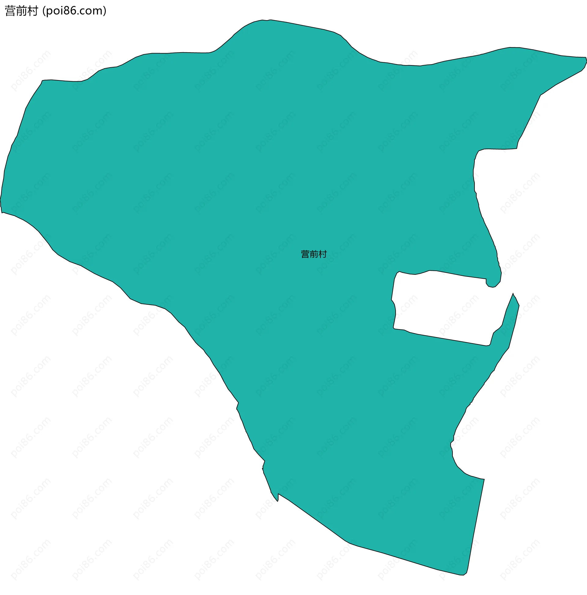 营前村边界地图