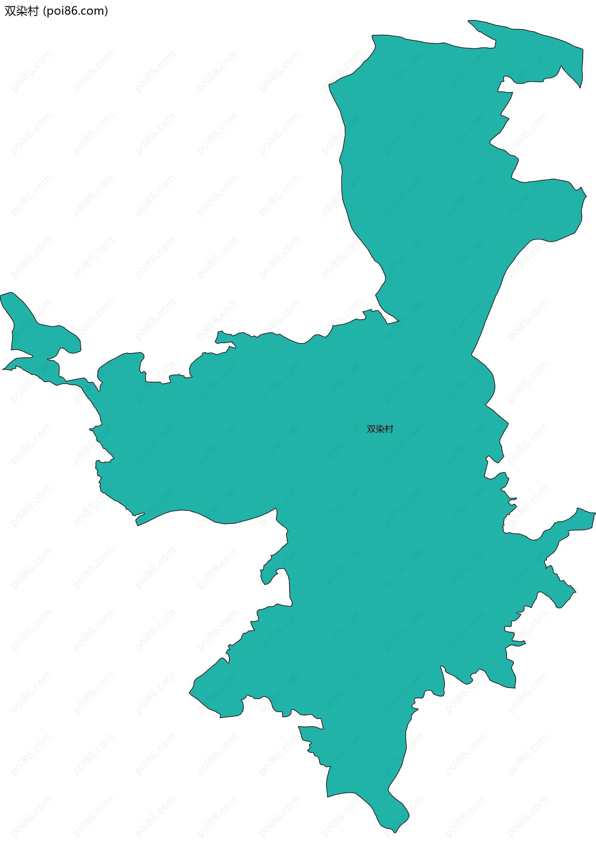 双染村边界地图