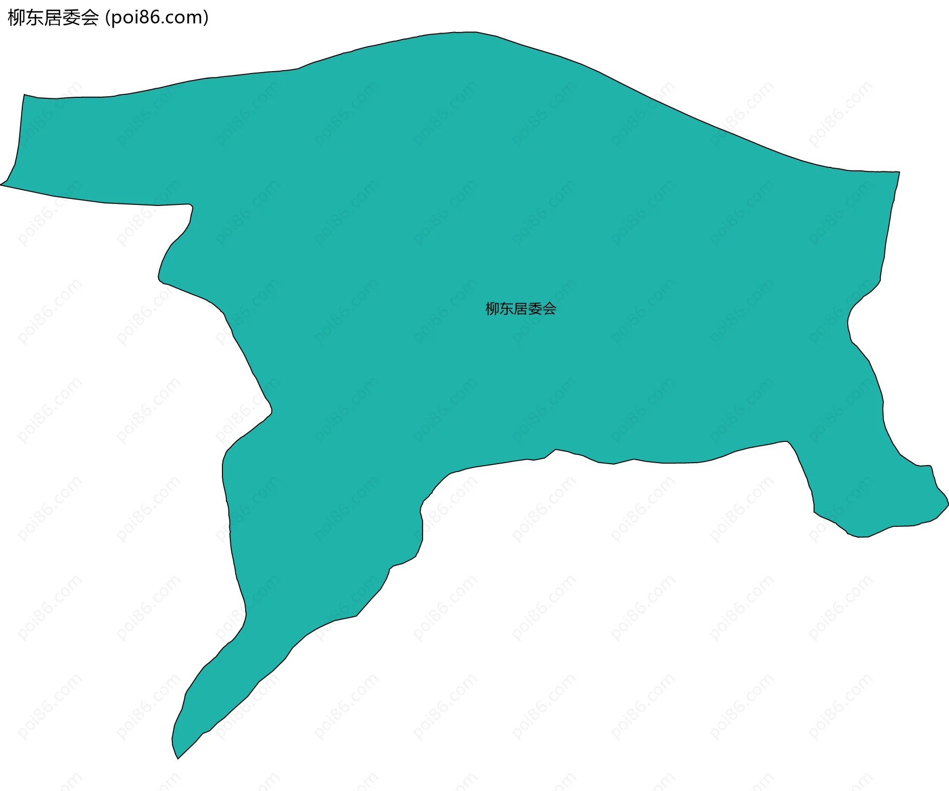 柳东居委会边界地图