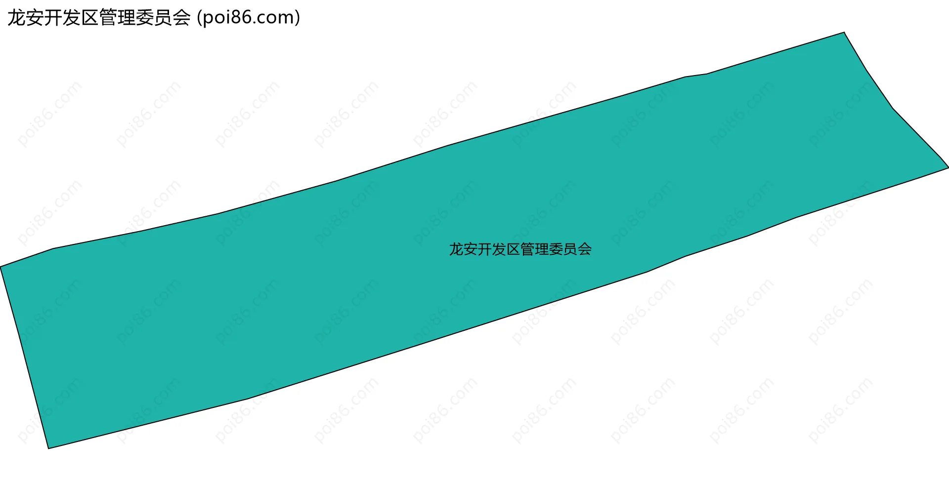 龙安开发区管理委员会边界地图