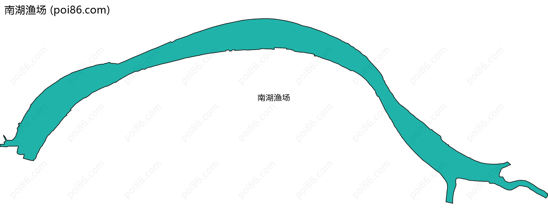 南湖渔场边界地图