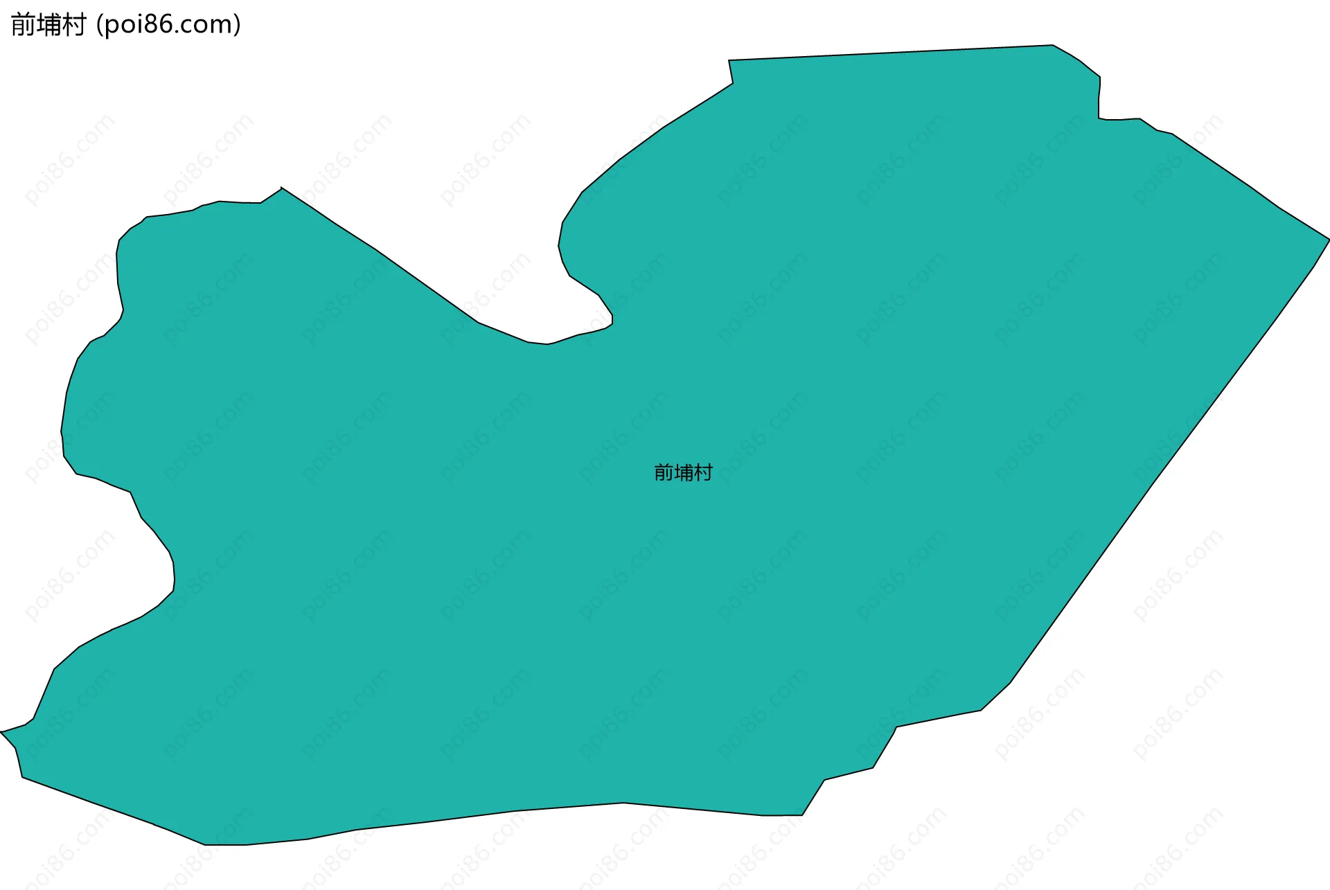 前埔村边界地图