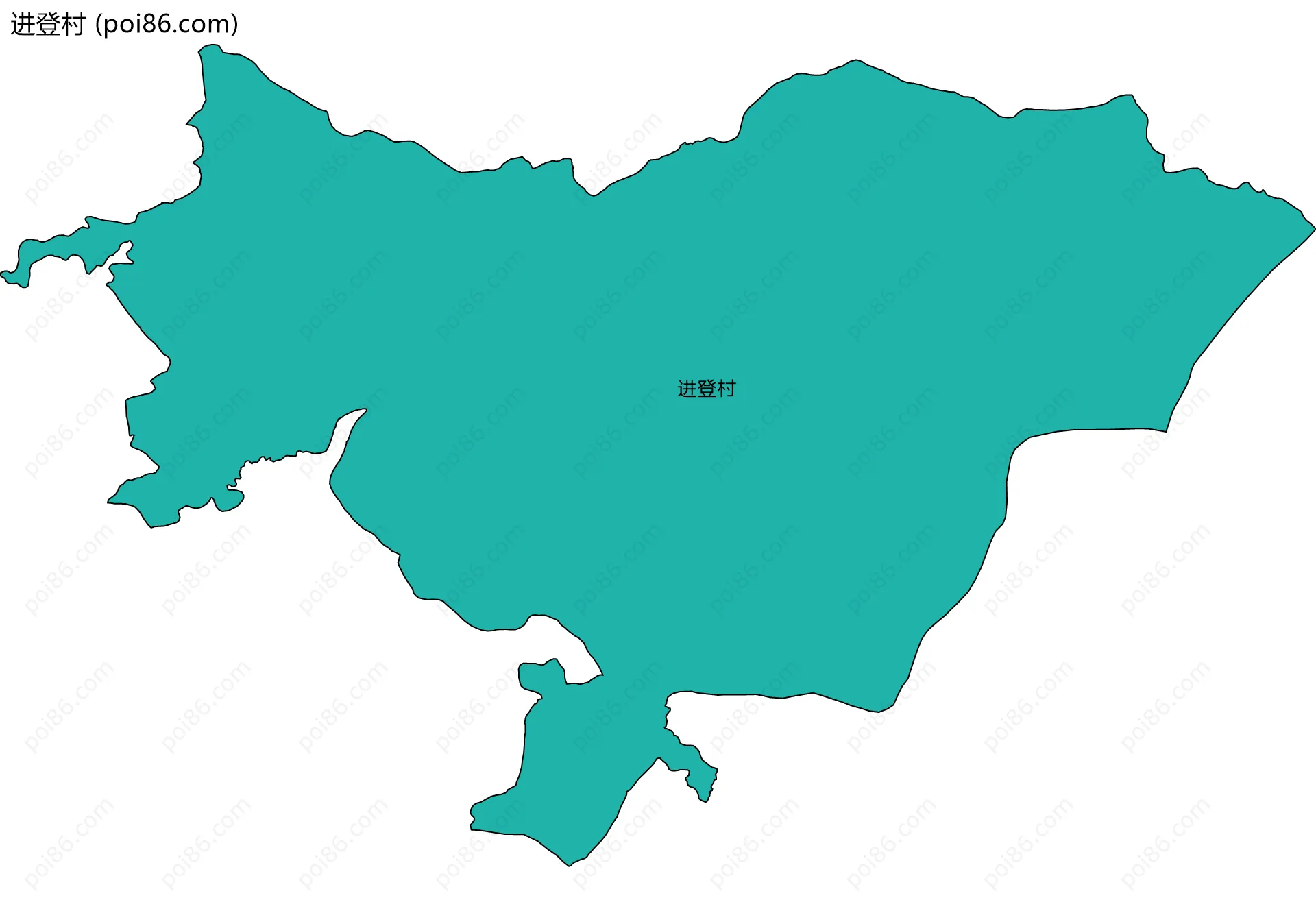 进登村边界地图