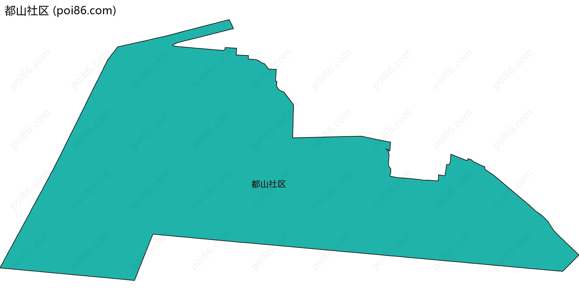 都山社区边界地图