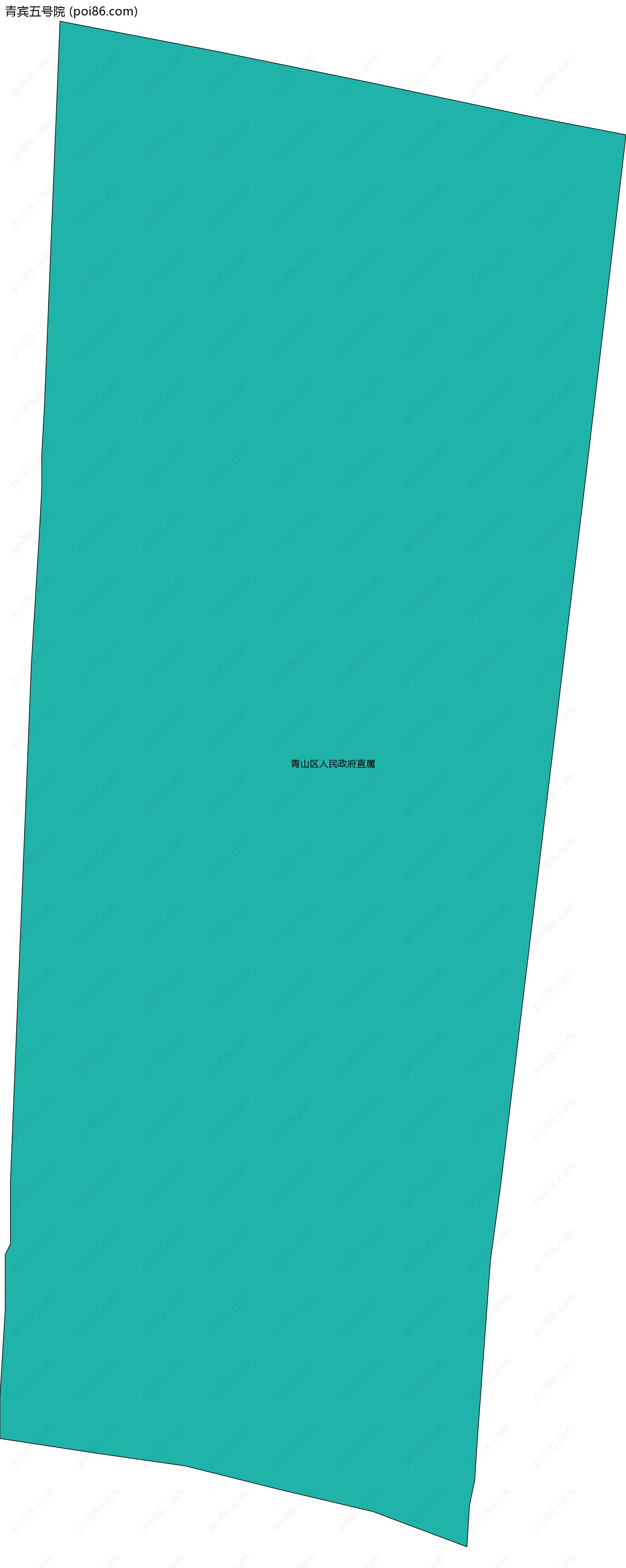 青宾五号院边界地图(五级行政区划)