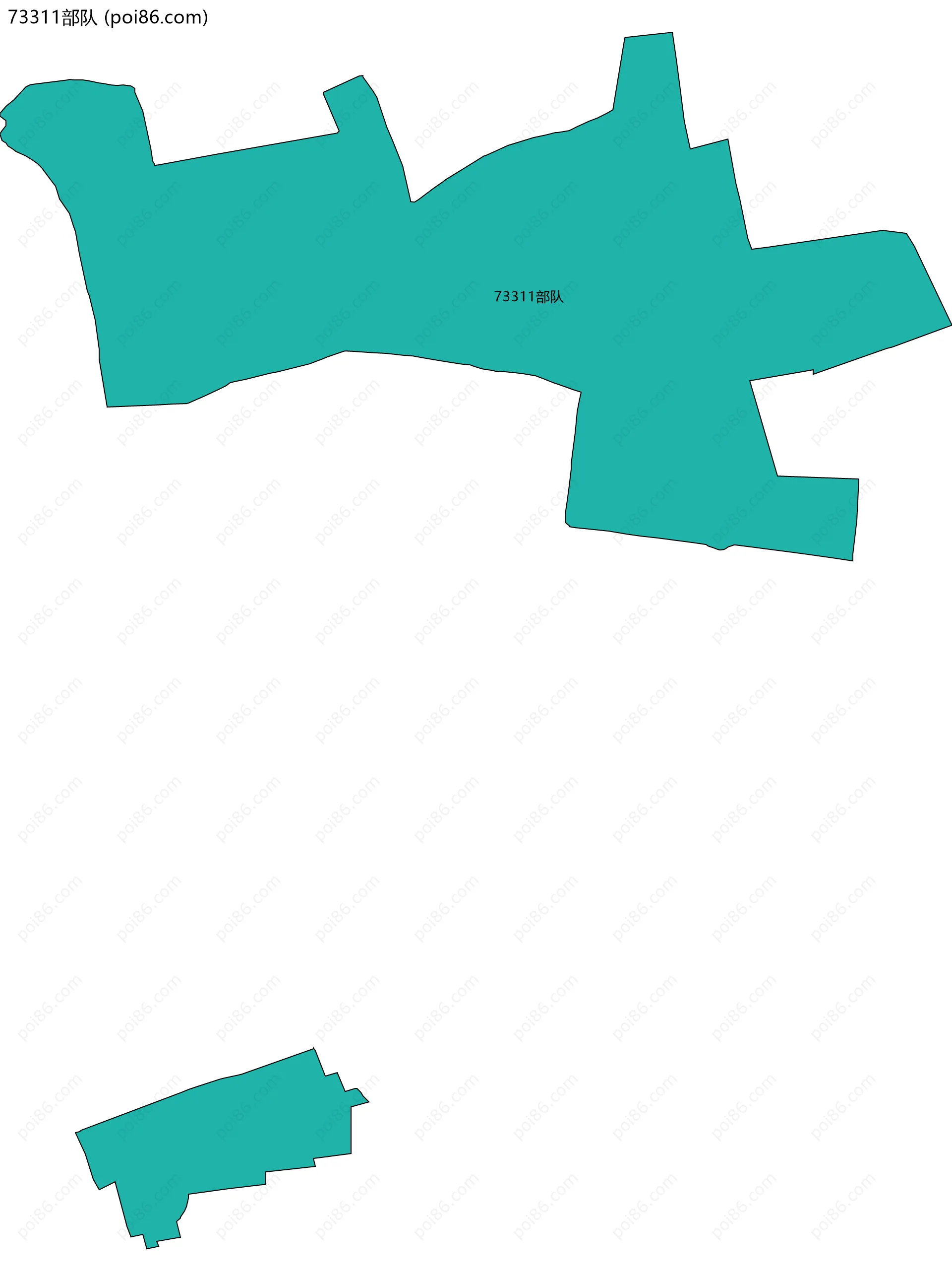73311部队边界地图