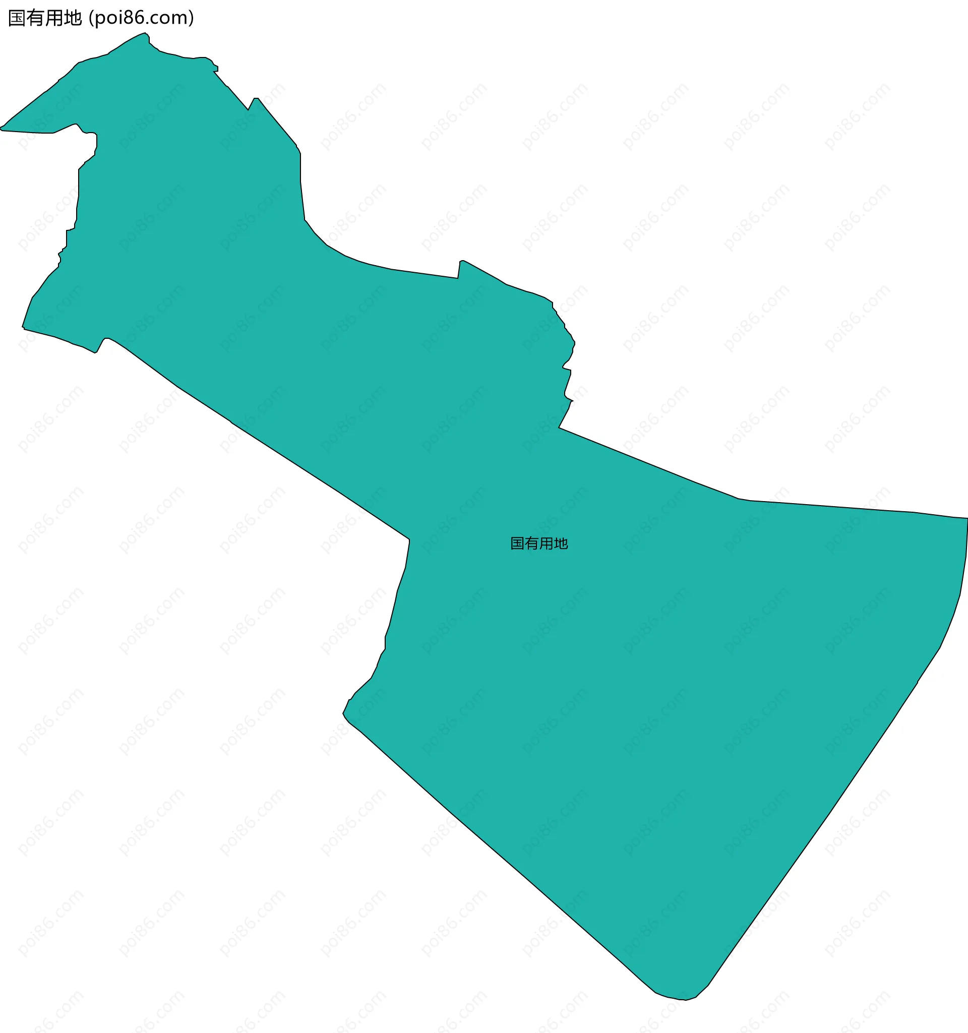 国有用地边界地图